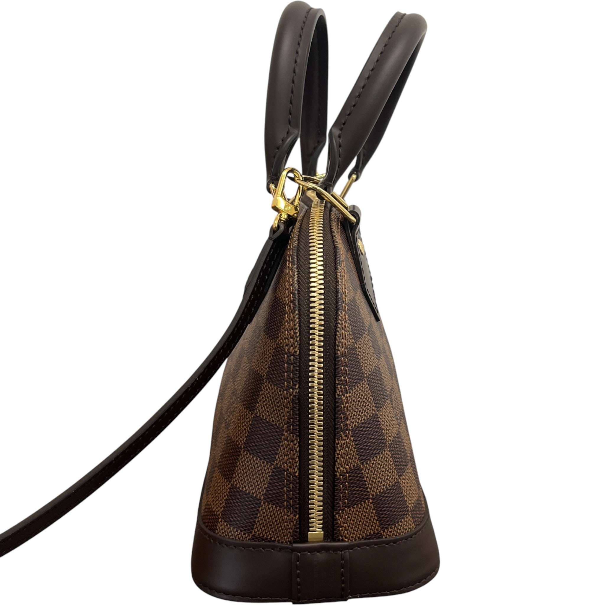 Women's Damier Ebene Alma Bb Handbag Brown