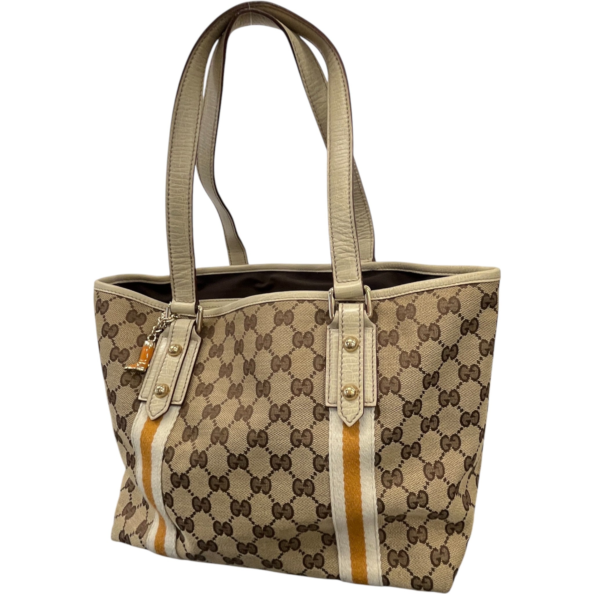 Women's Gg Canvas Jolicoeur Tote Bag Beige