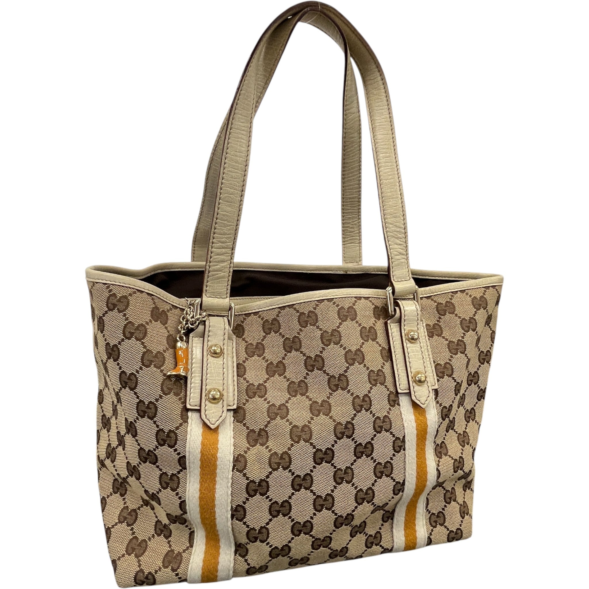 Women's Gg Canvas Jolicoeur Tote Bag Beige
