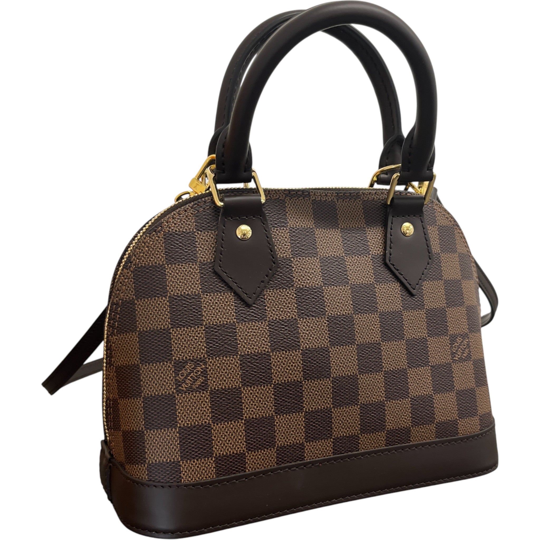 Women's Damier Ebene Alma Bb Handbag Brown