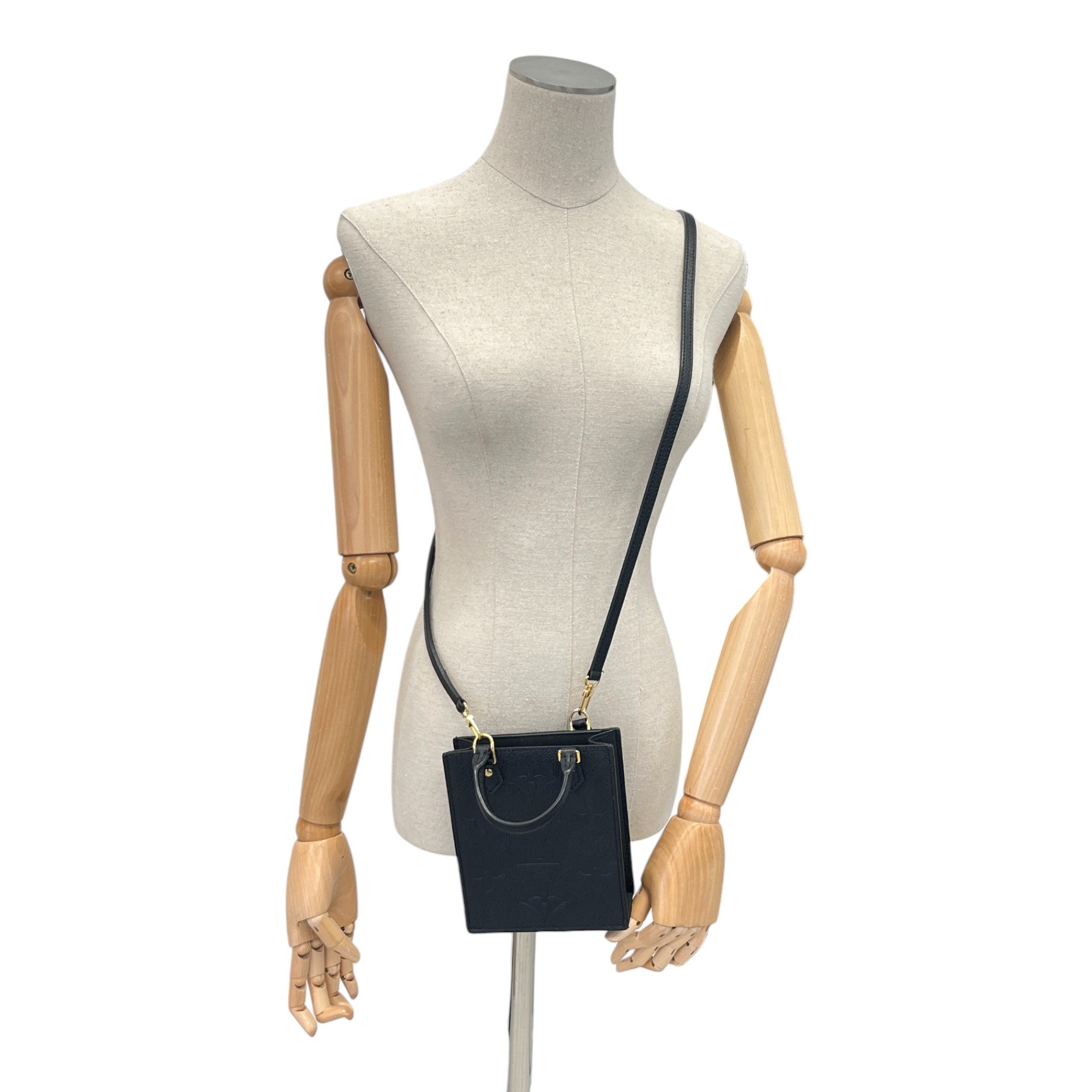 Women's Monogram Petit Sac Plat Bag Black