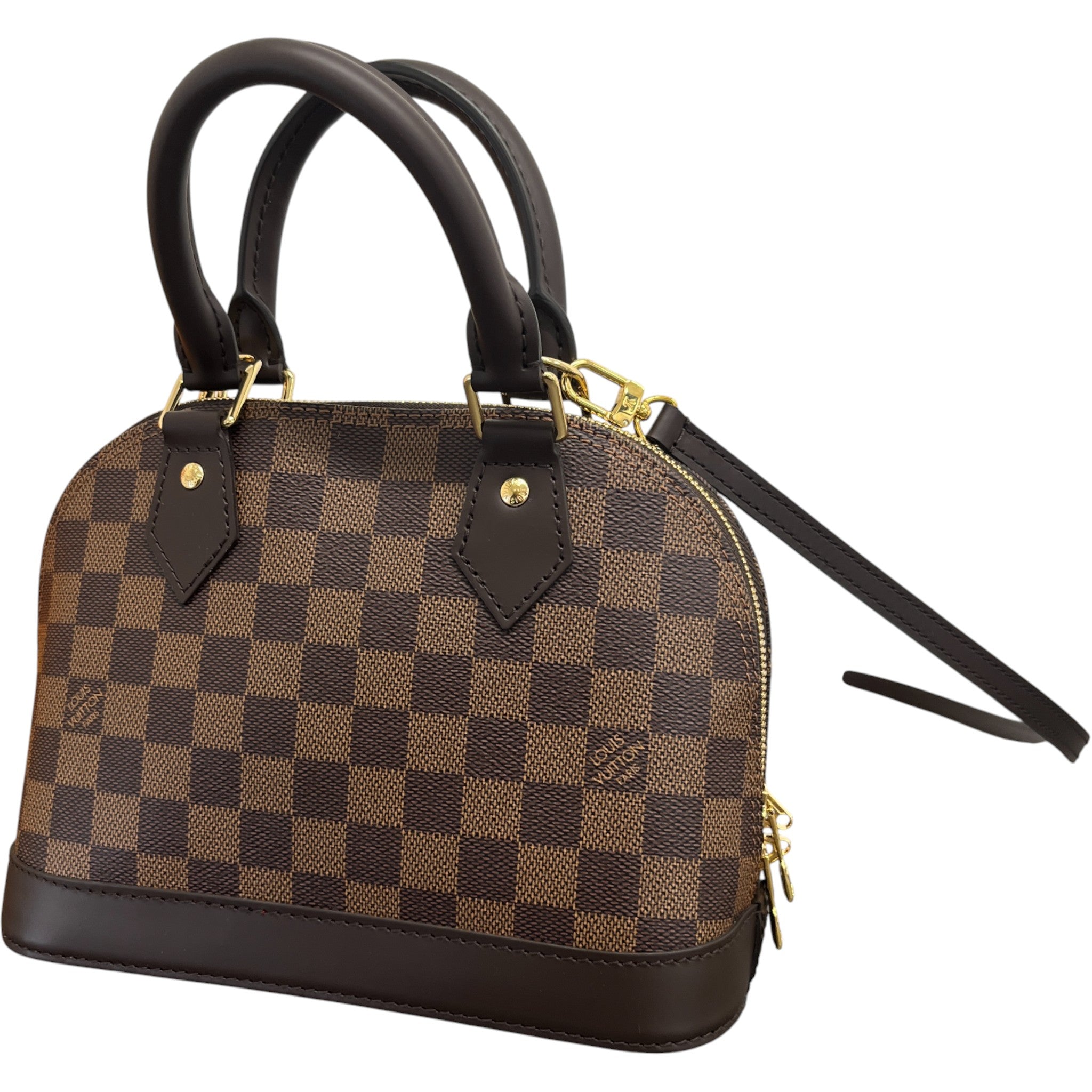 Women's Damier Ebene Alma Bb Handbag Brown