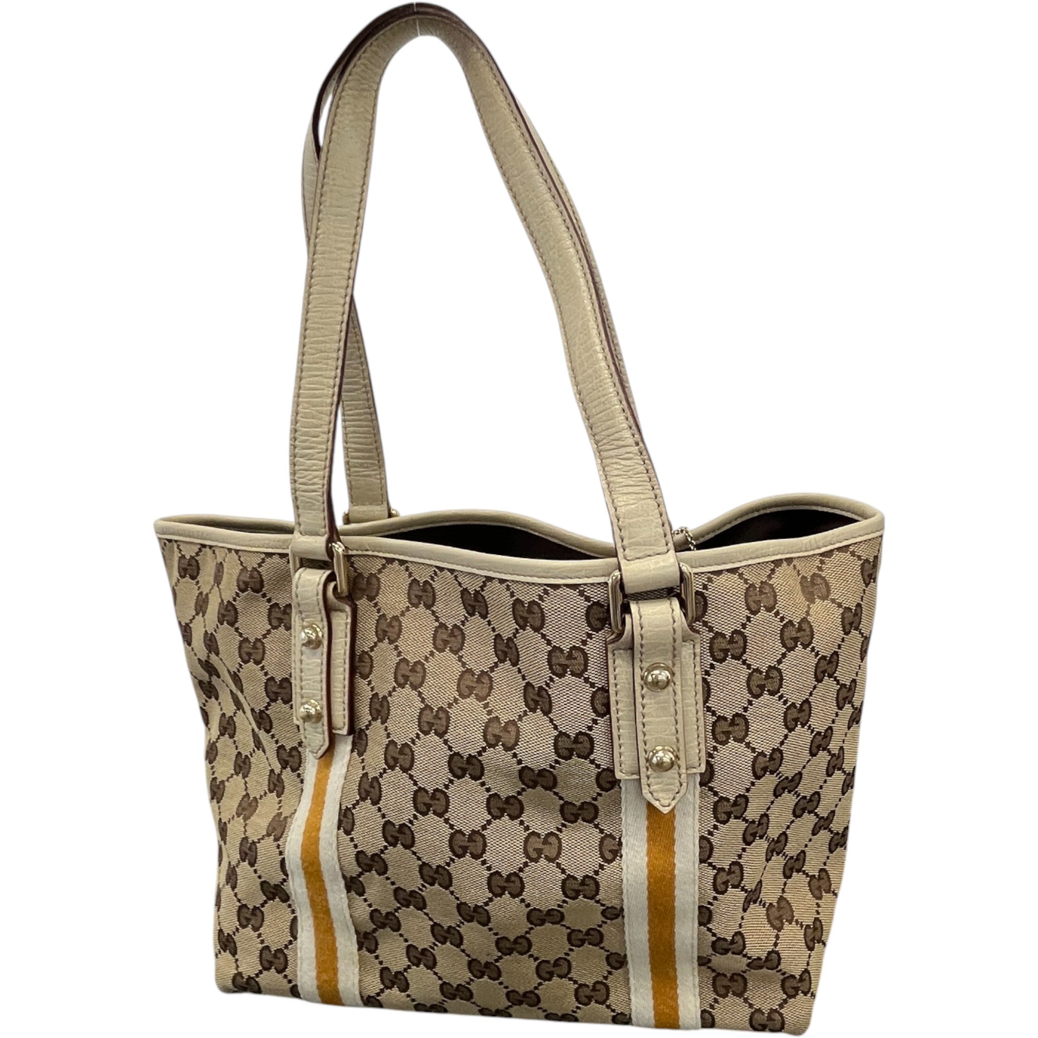 Women's Gg Canvas Jolicoeur Tote Bag Beige