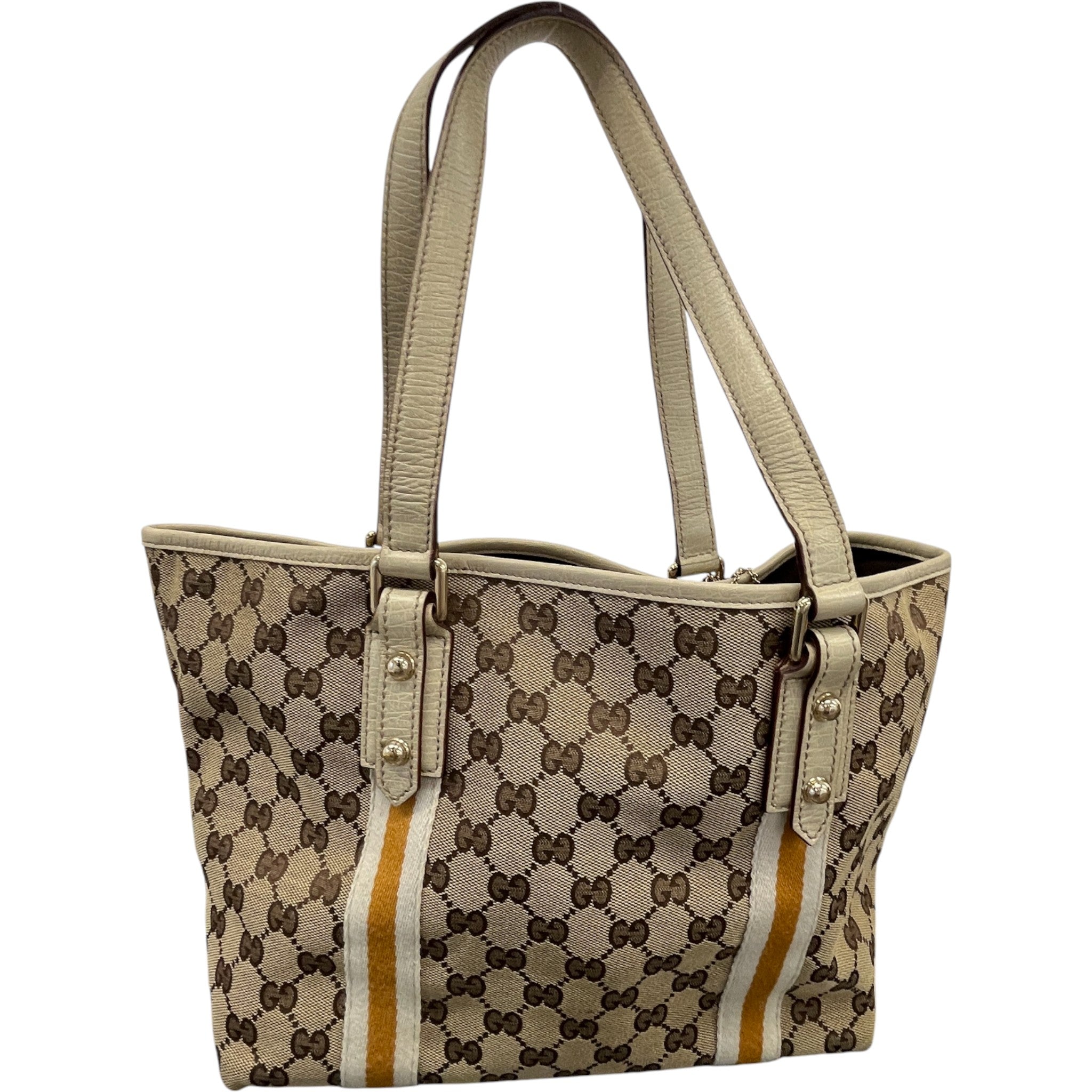 Women's Gg Canvas Jolicoeur Tote Bag Beige