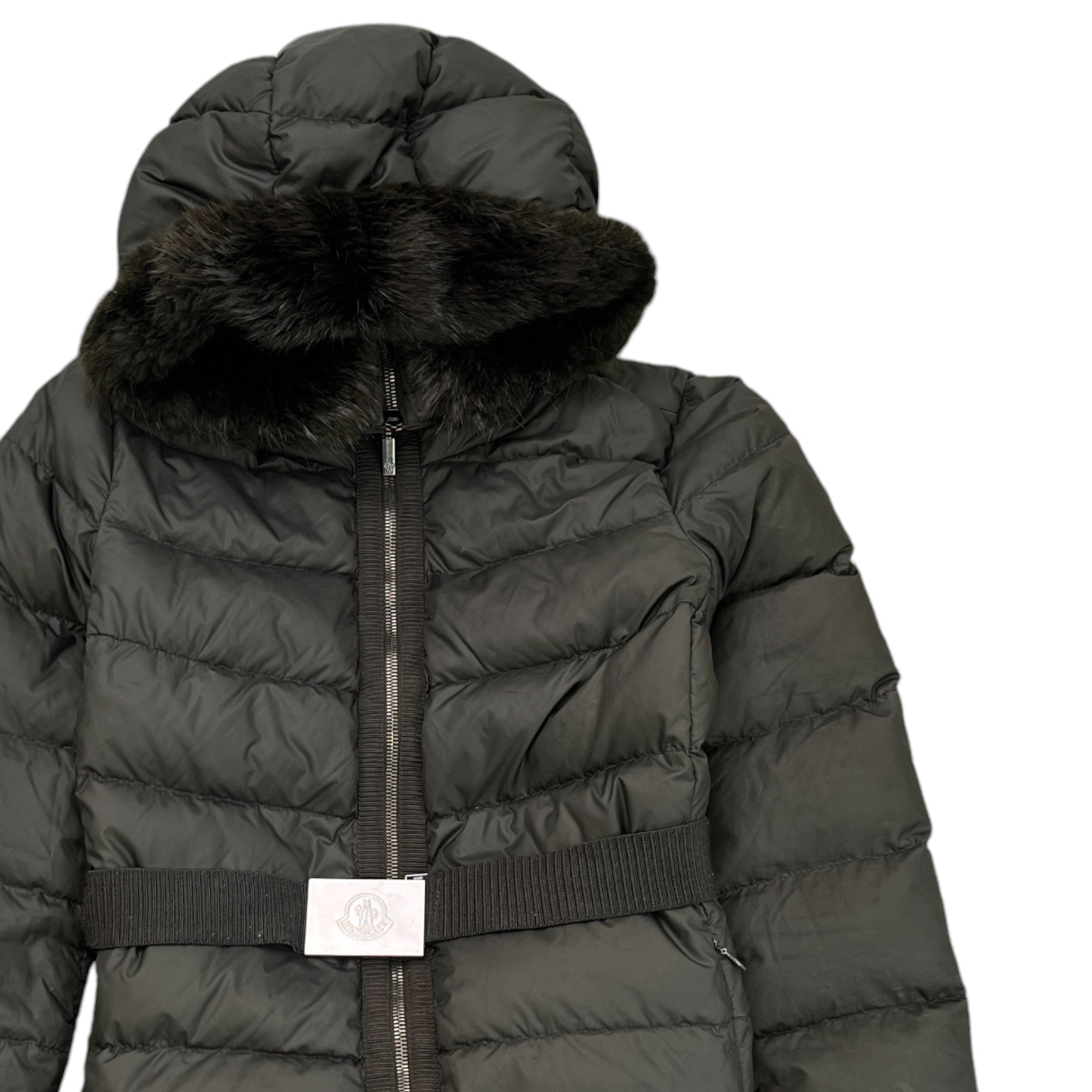 Women's Fabreges Down Jacket Green Size Size 00 / XXS