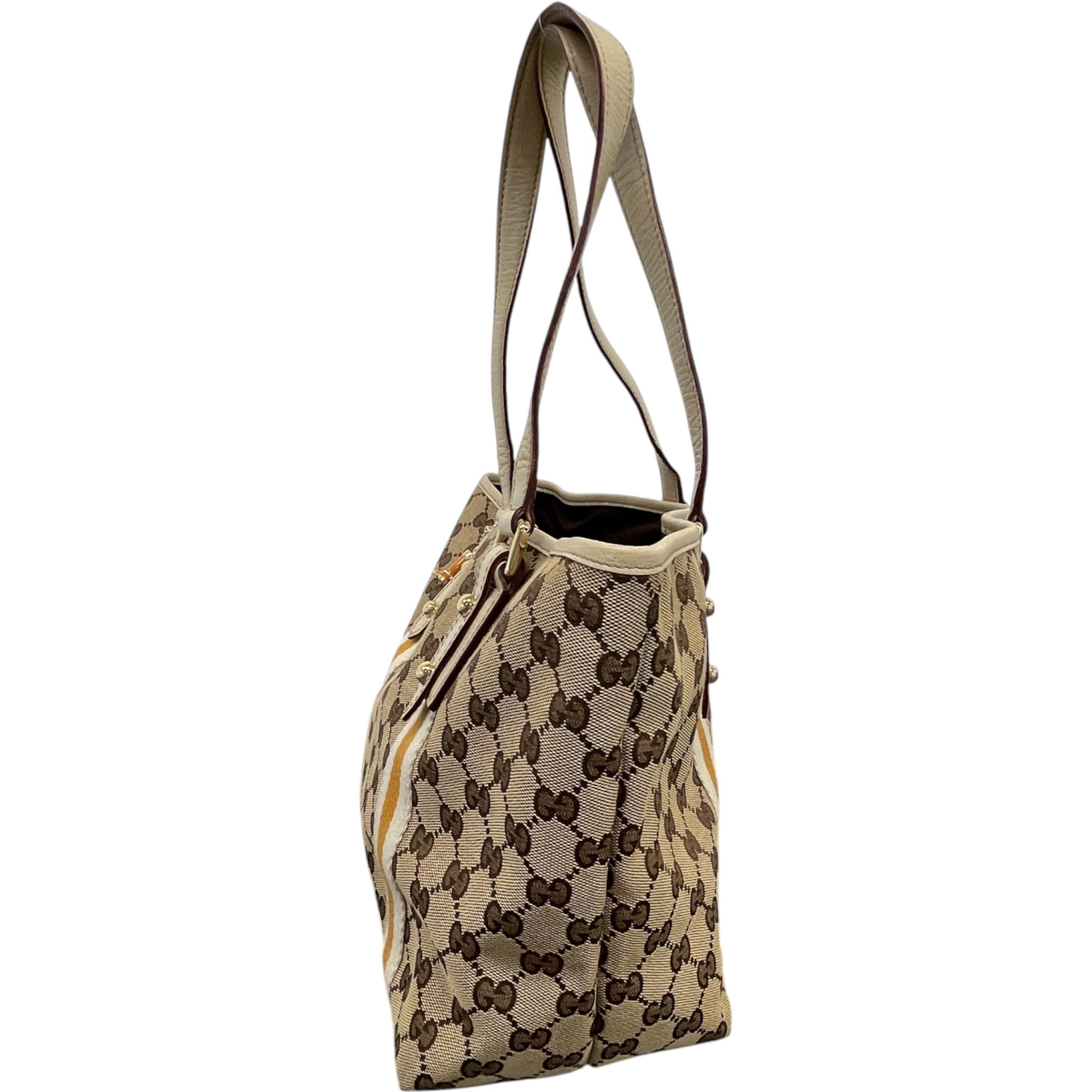 Women's Gg Canvas Jolicoeur Tote Bag Beige