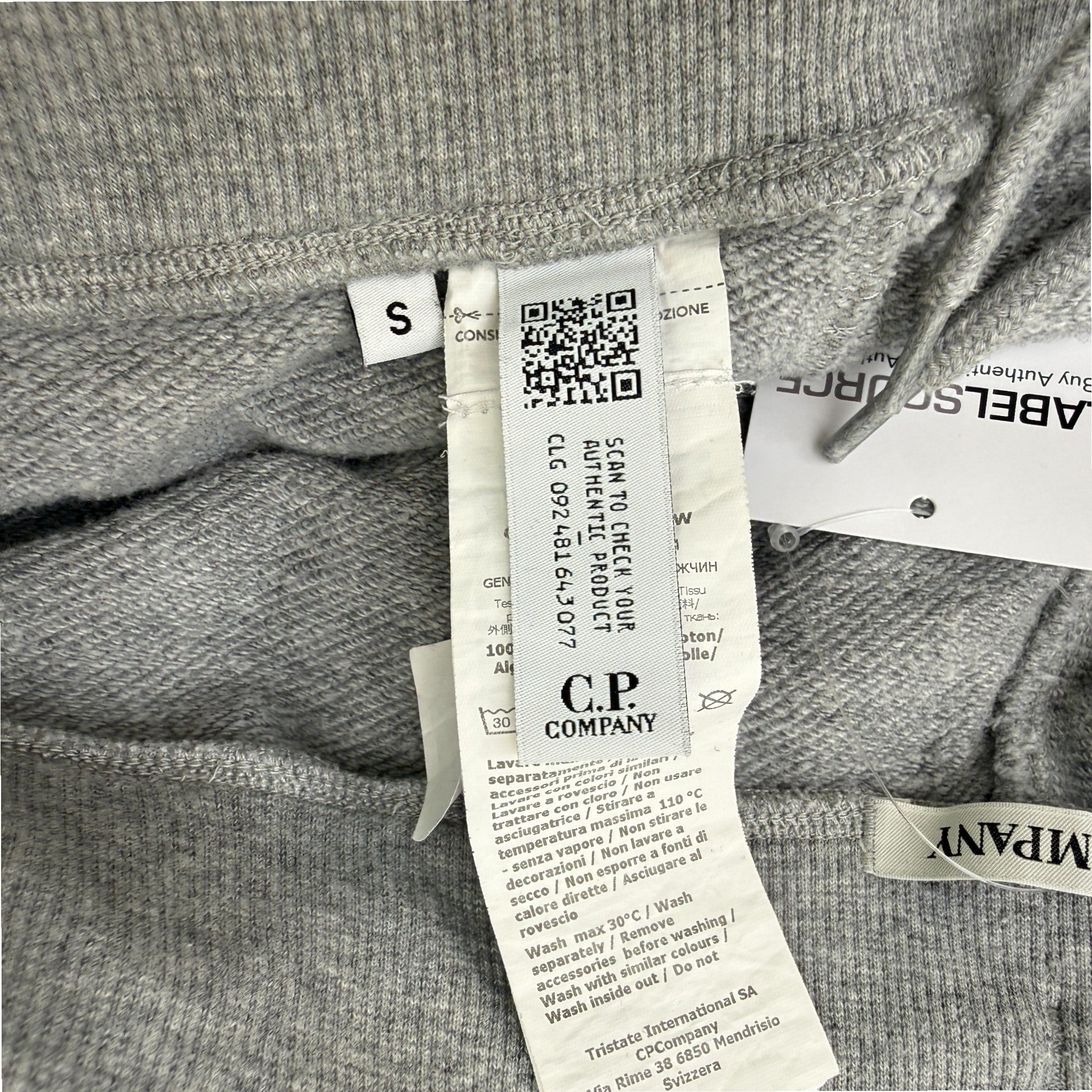 Men's Lens Joggers Grey Size S