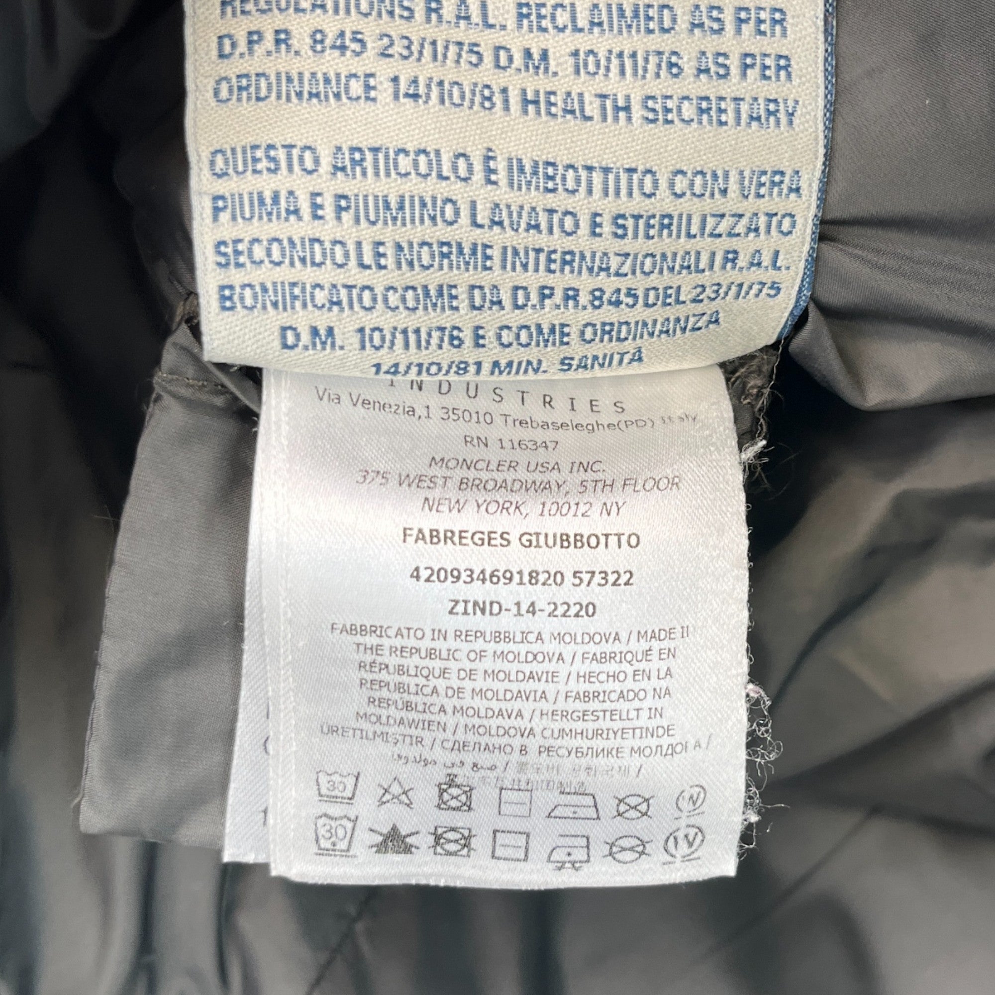 Women's Fabreges Down Jacket Green Size Size 00 / XXS