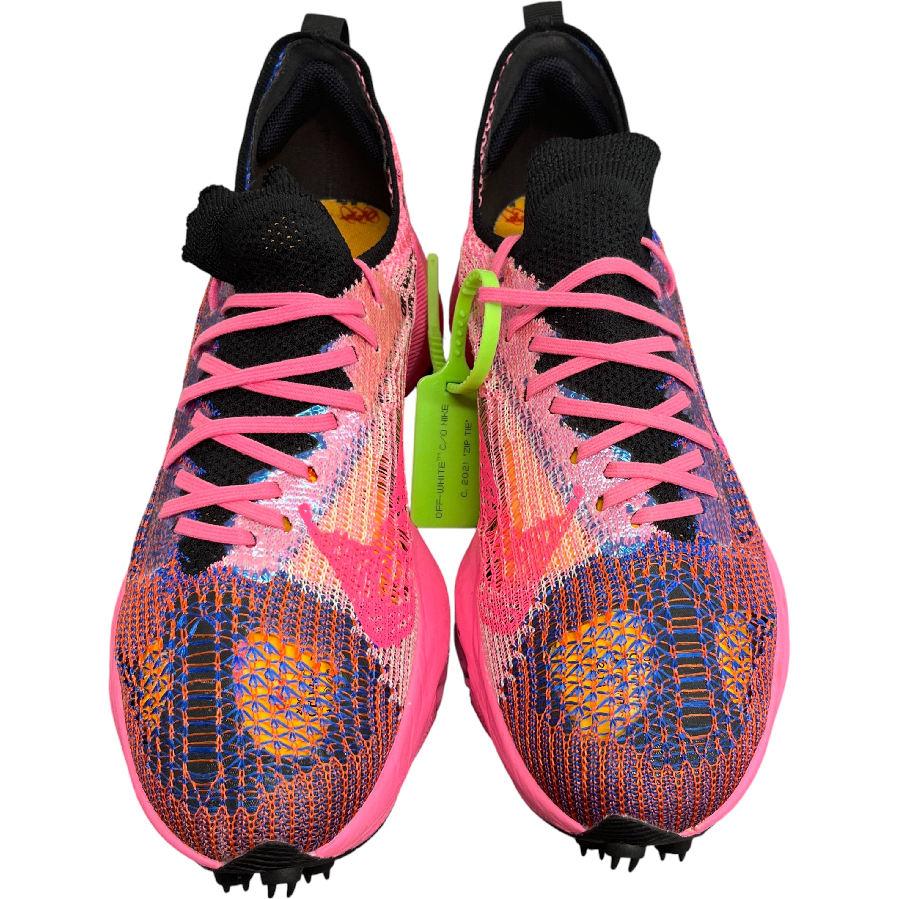 Men's X Nike Air Zoom Tempo Next% Low Trainers Pink Size EU 44 / UK 10