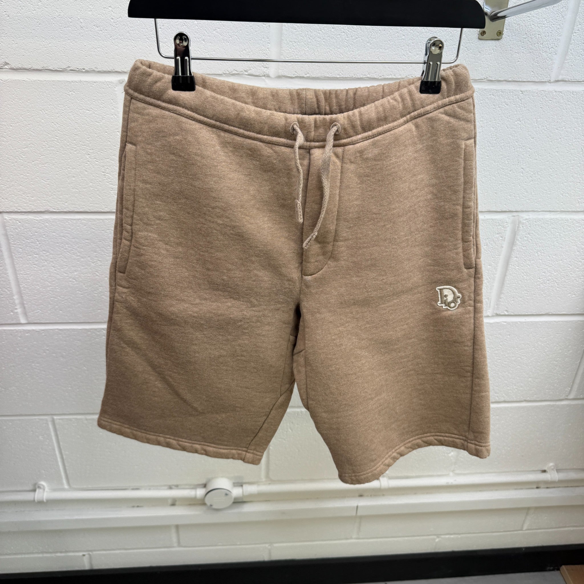 Men's Logo Shorts Beige Size S