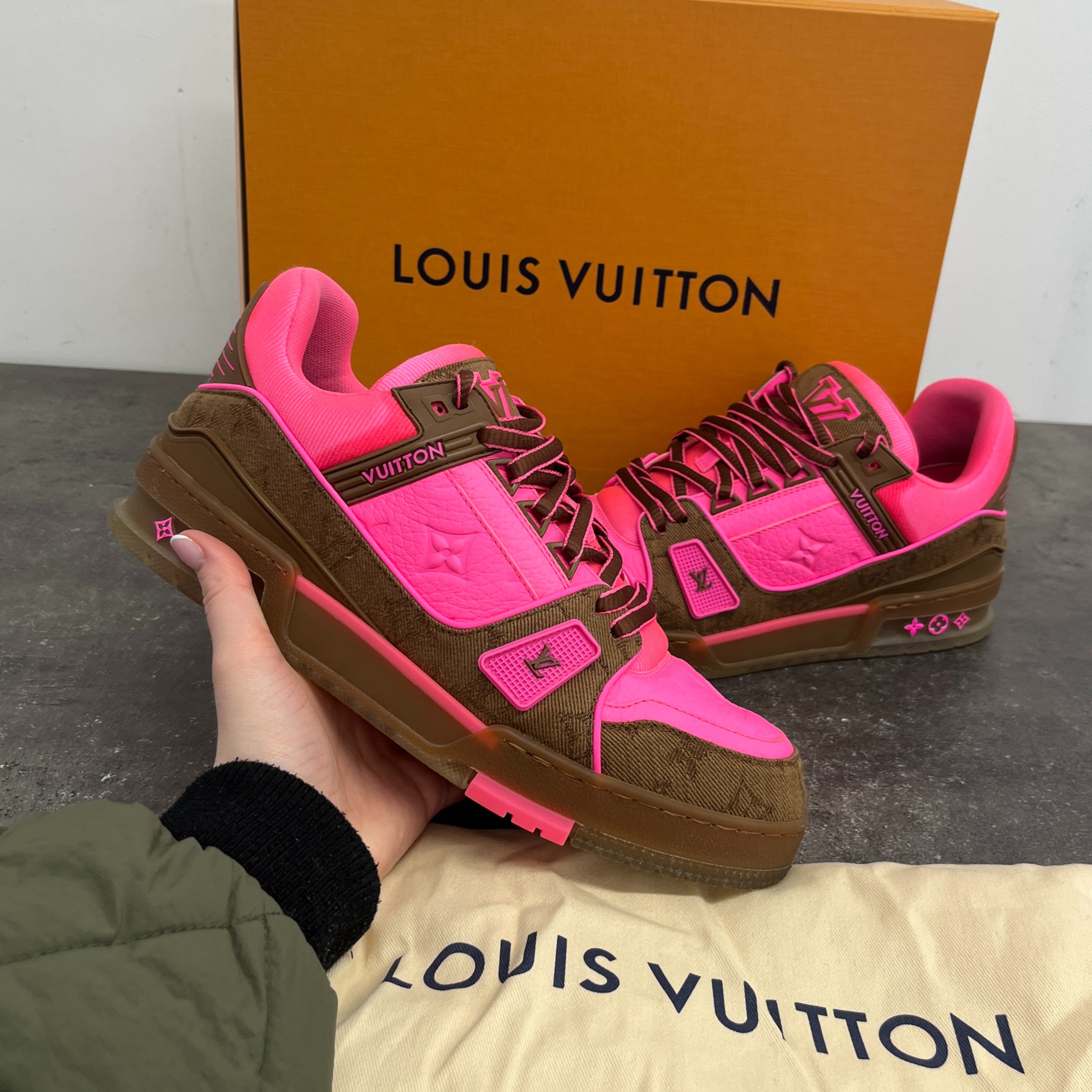 Women's Lv Low Trainers Brown Size EU 39 / UK 6