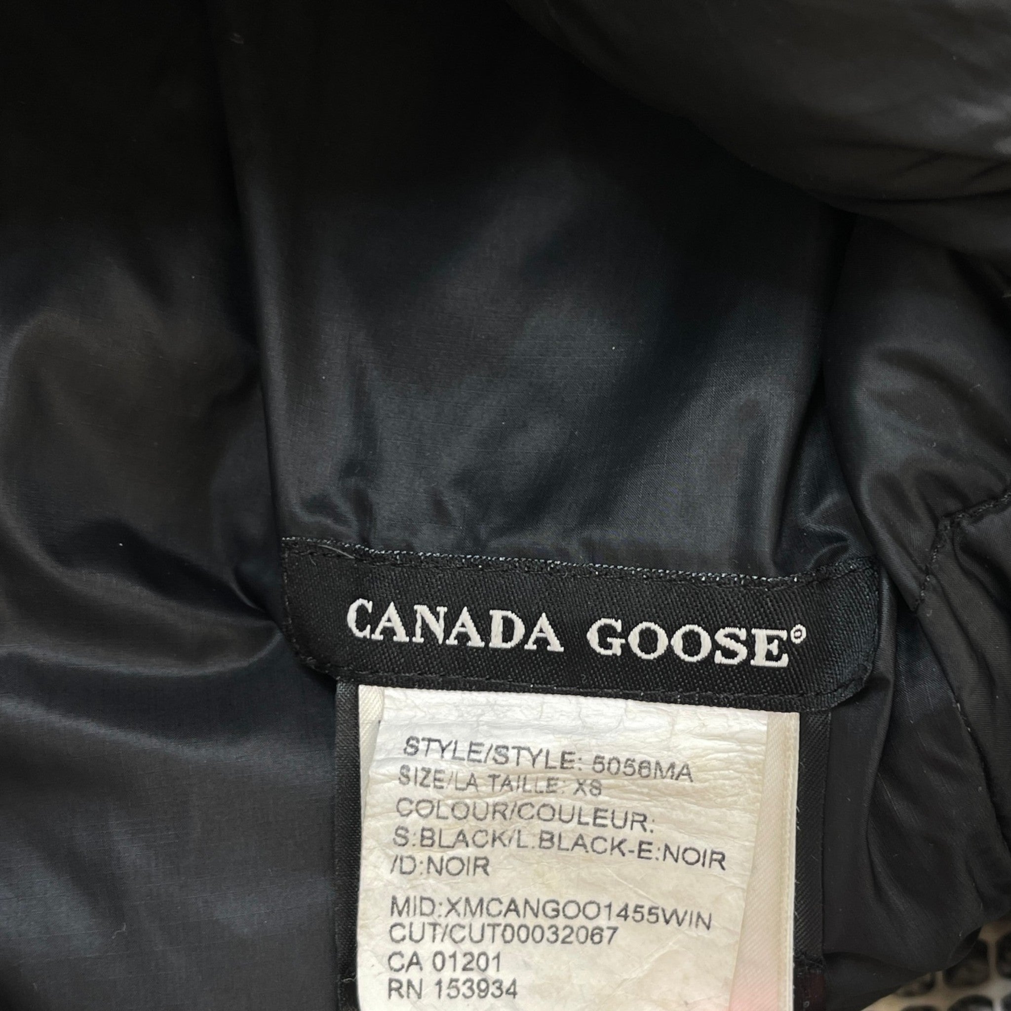 Men's Lodge Down Jacket Black Size XS