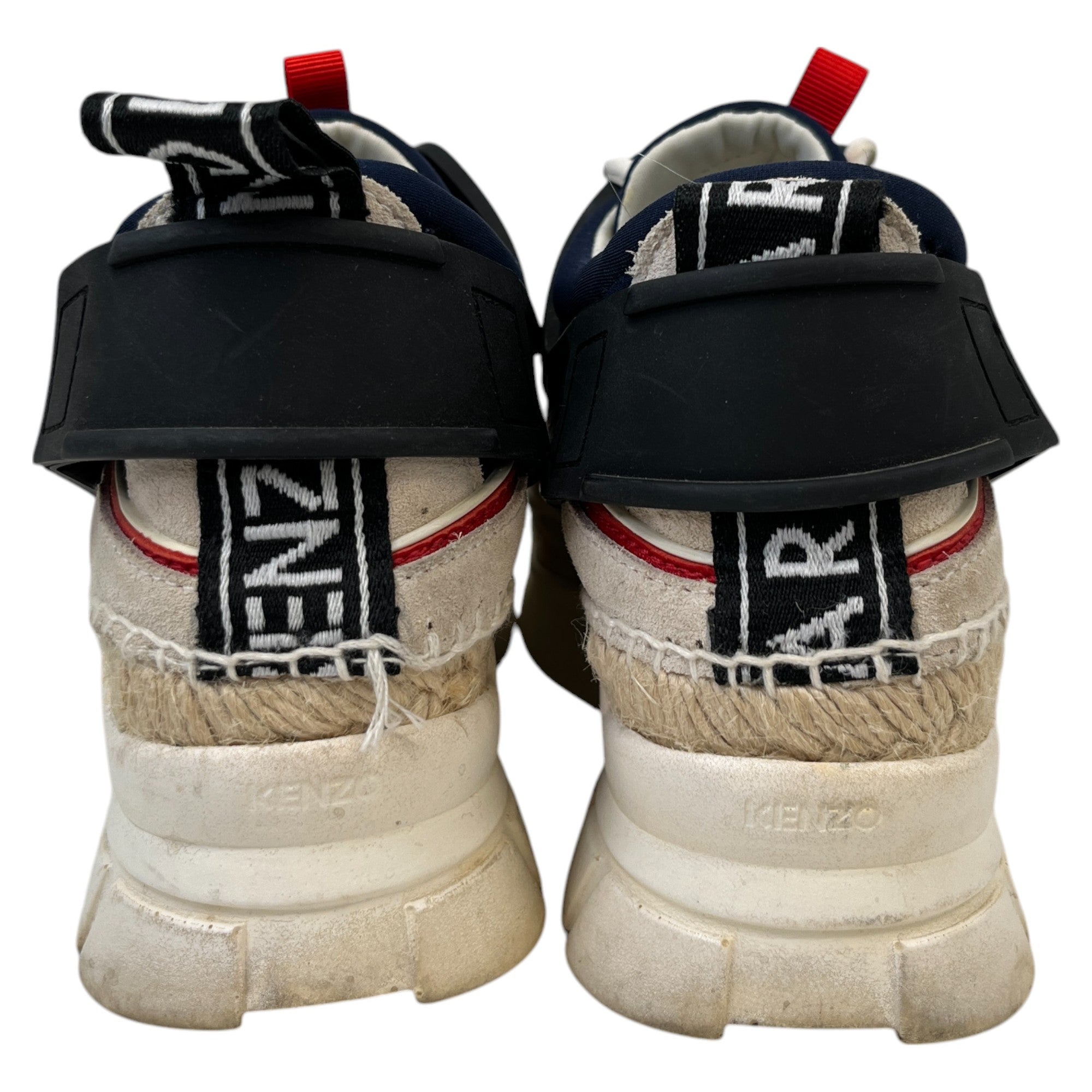 Women's K-Lastic Lace Espadrilles Low Trainers Navy Size EU 35 / UK 2