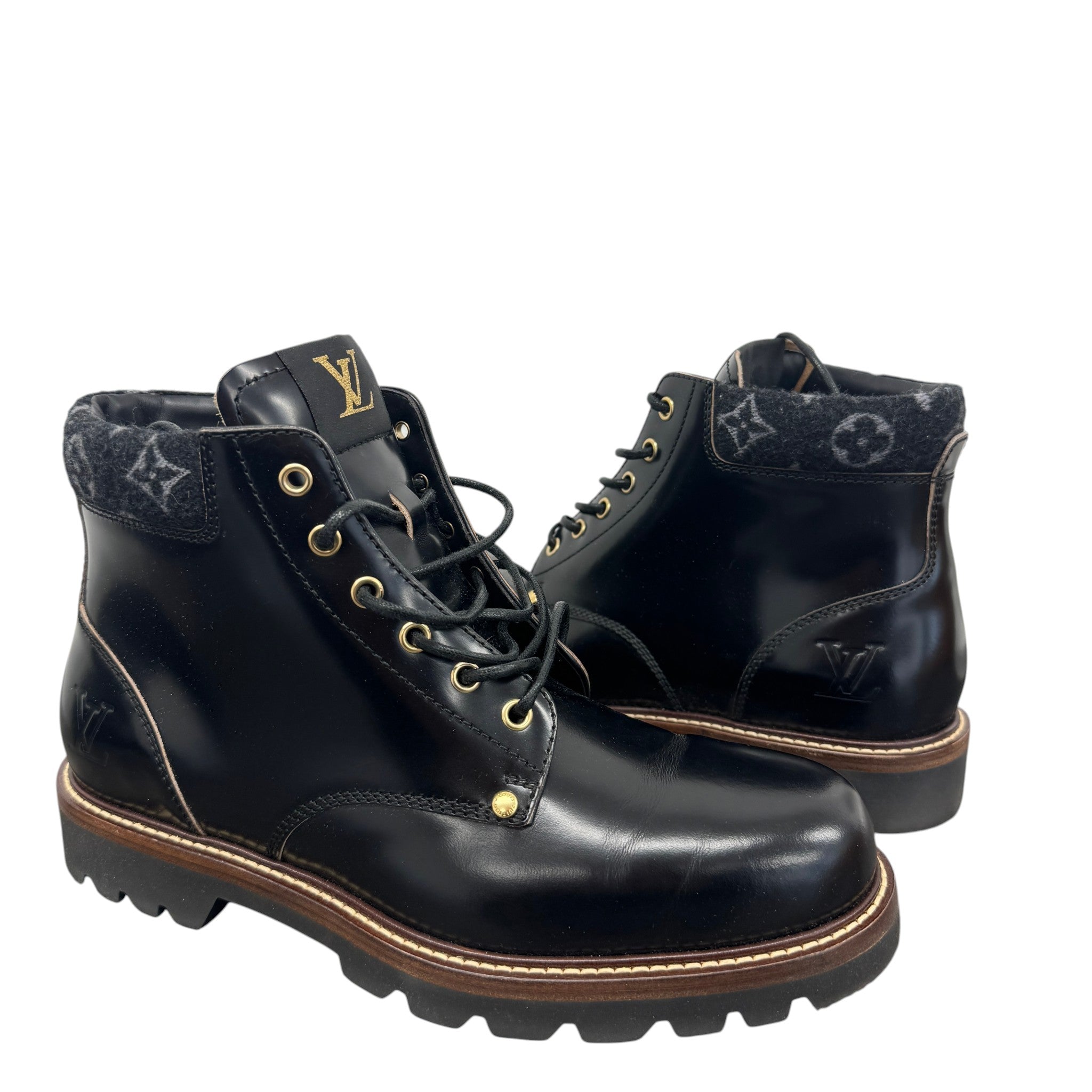 Men's Martin Boots Black Size EU 41.5 / UK 7.5