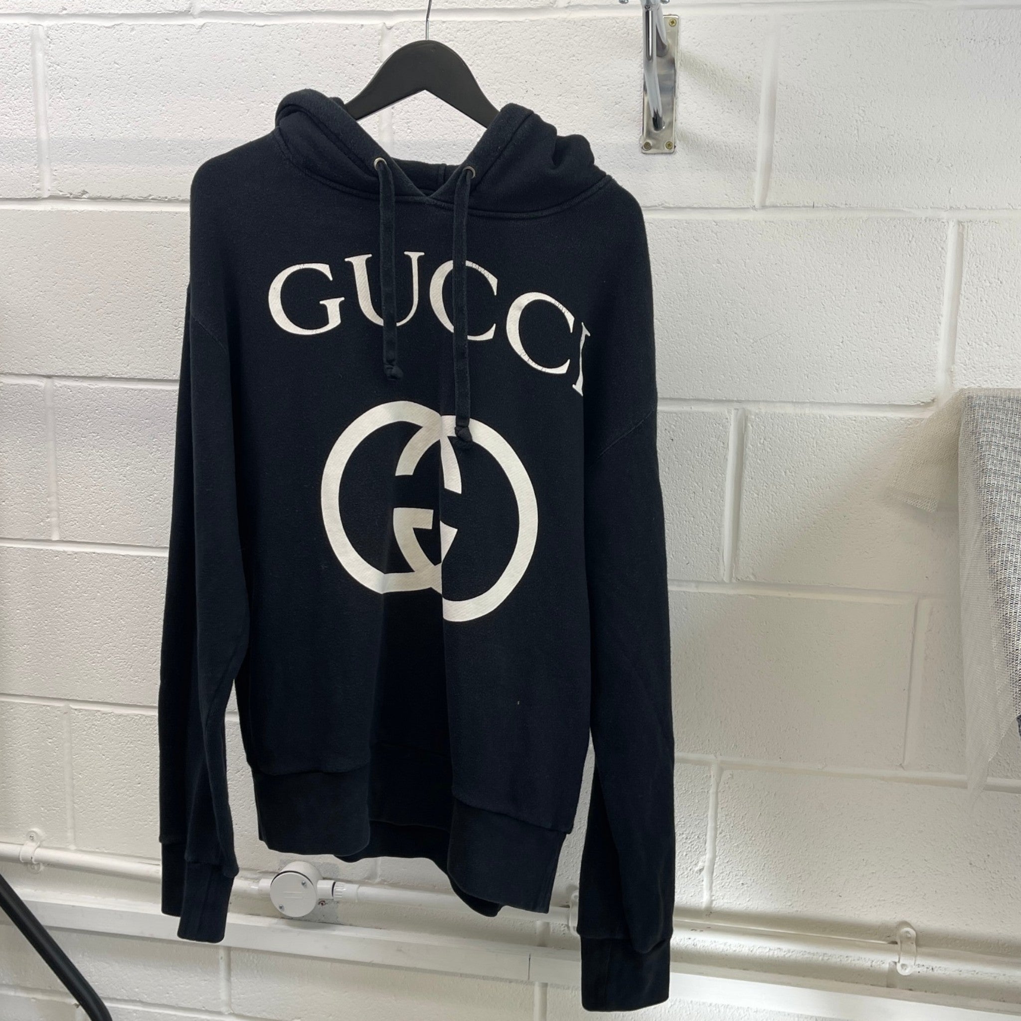 Men's Interlocking G Hoodie Black Size M