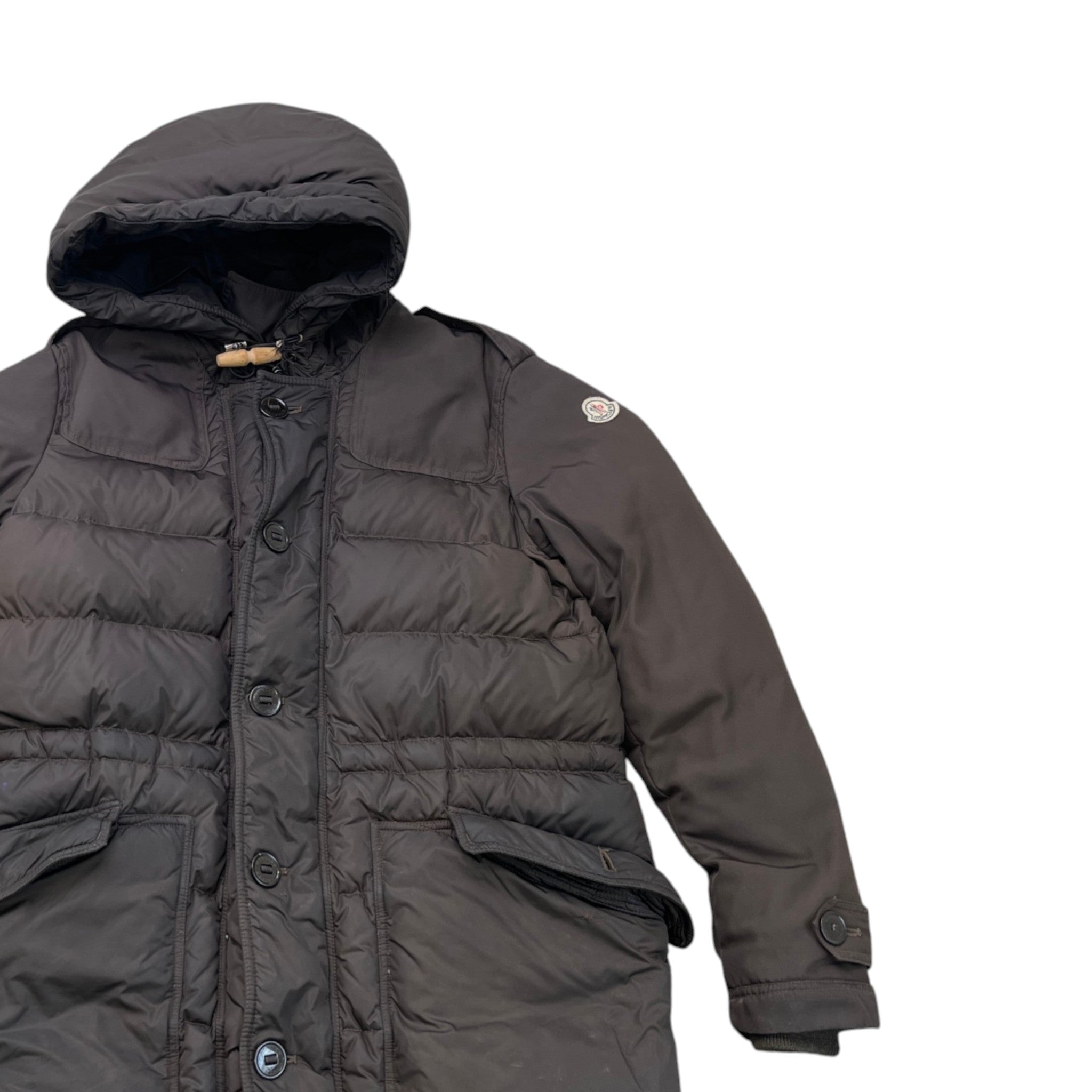 Men's Voiron Down Jacket Brown Size 4 / XL