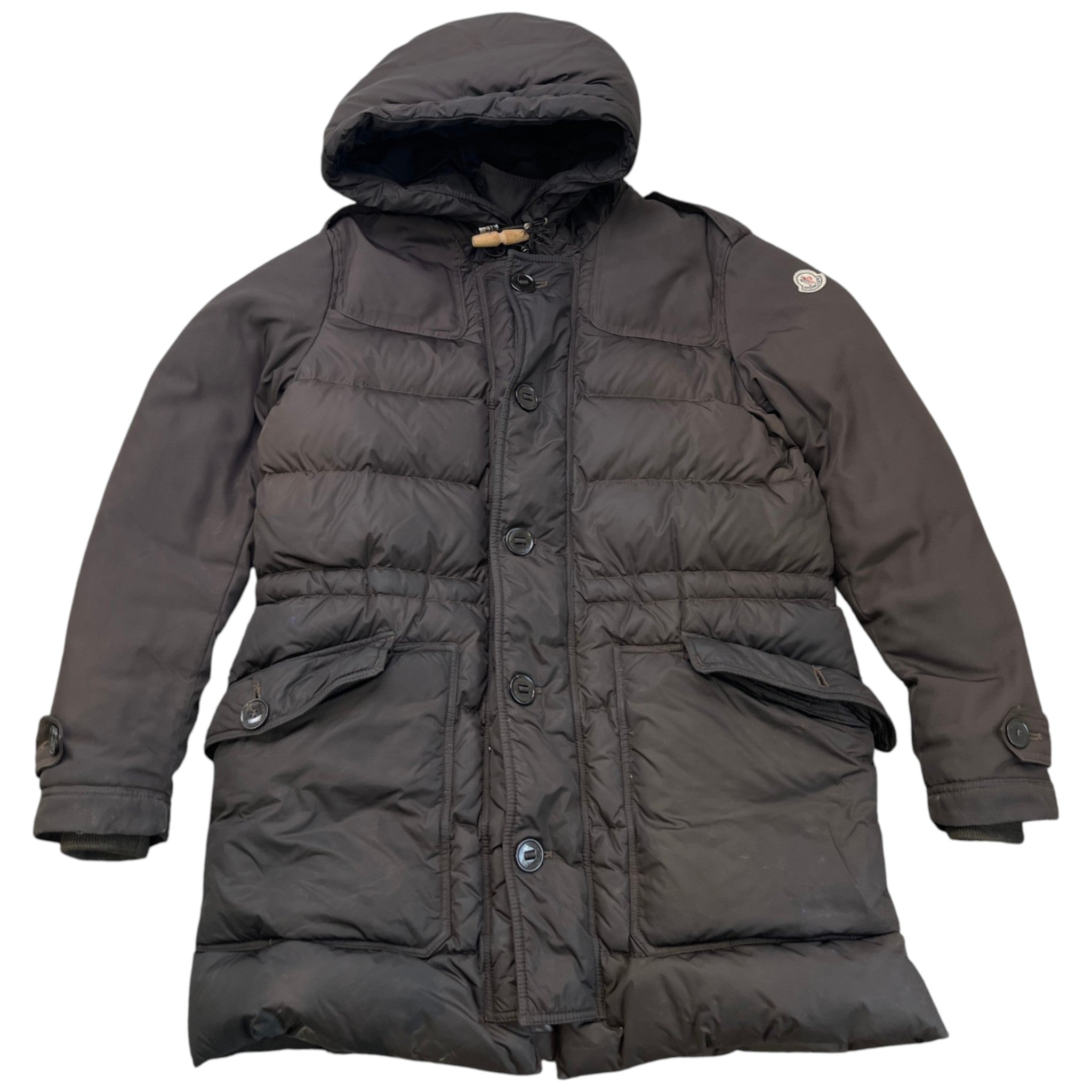 Men's Voiron Down Jacket Brown Size 4 / XL