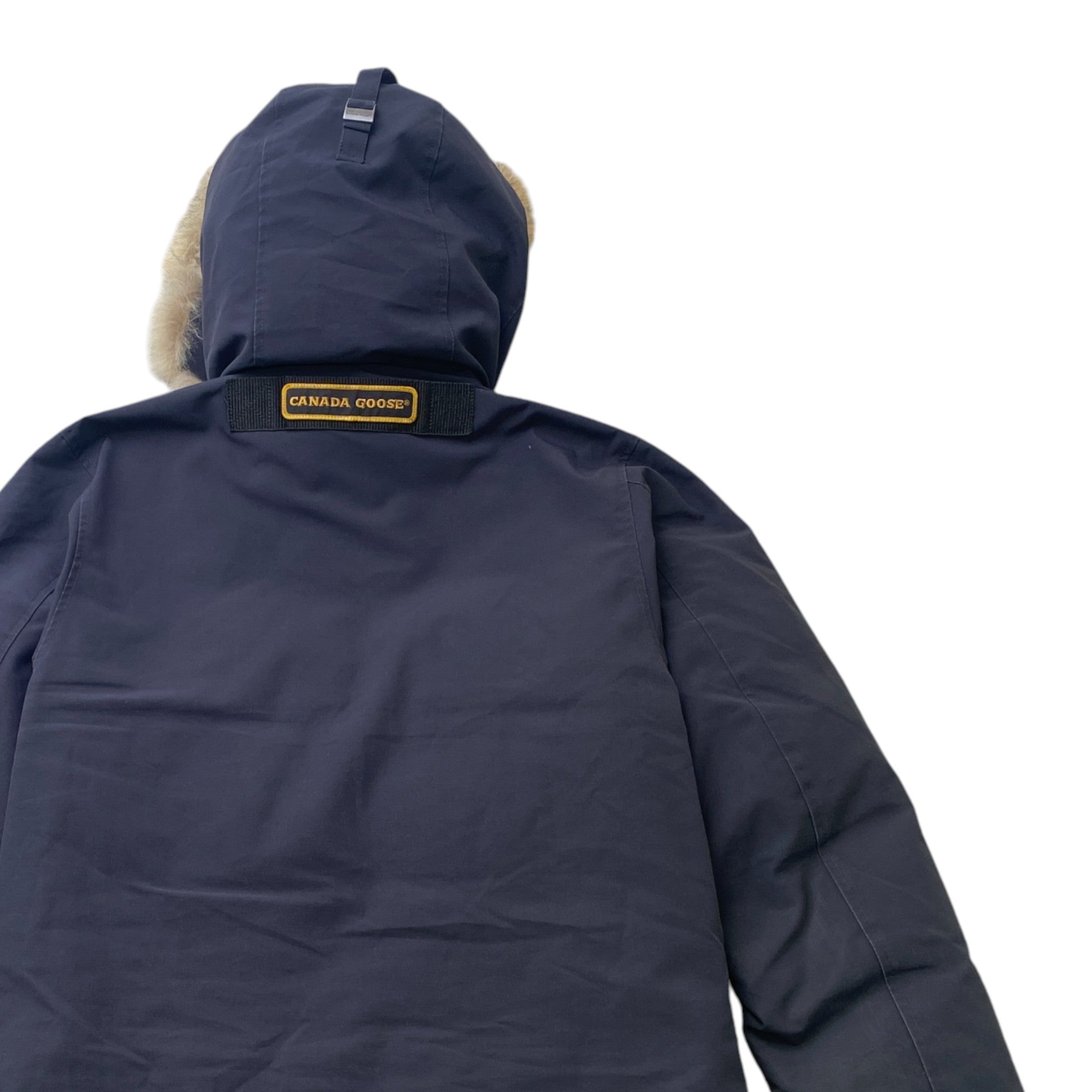 Men's Langford Parka Down Jacket Navy Size S