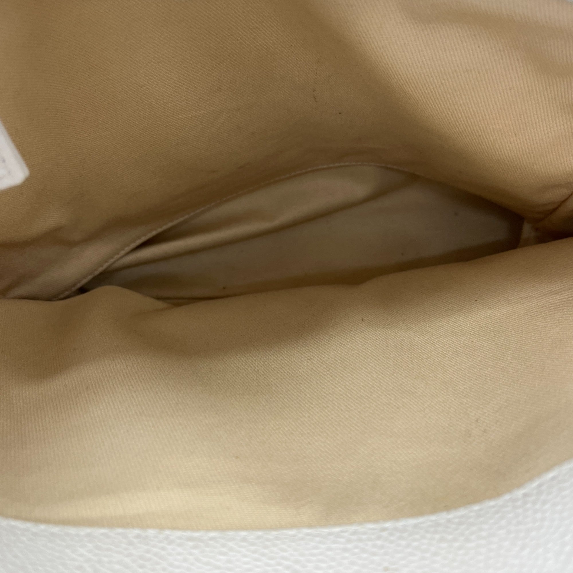 Women's Quilted Caviar Tote Handbag Grey