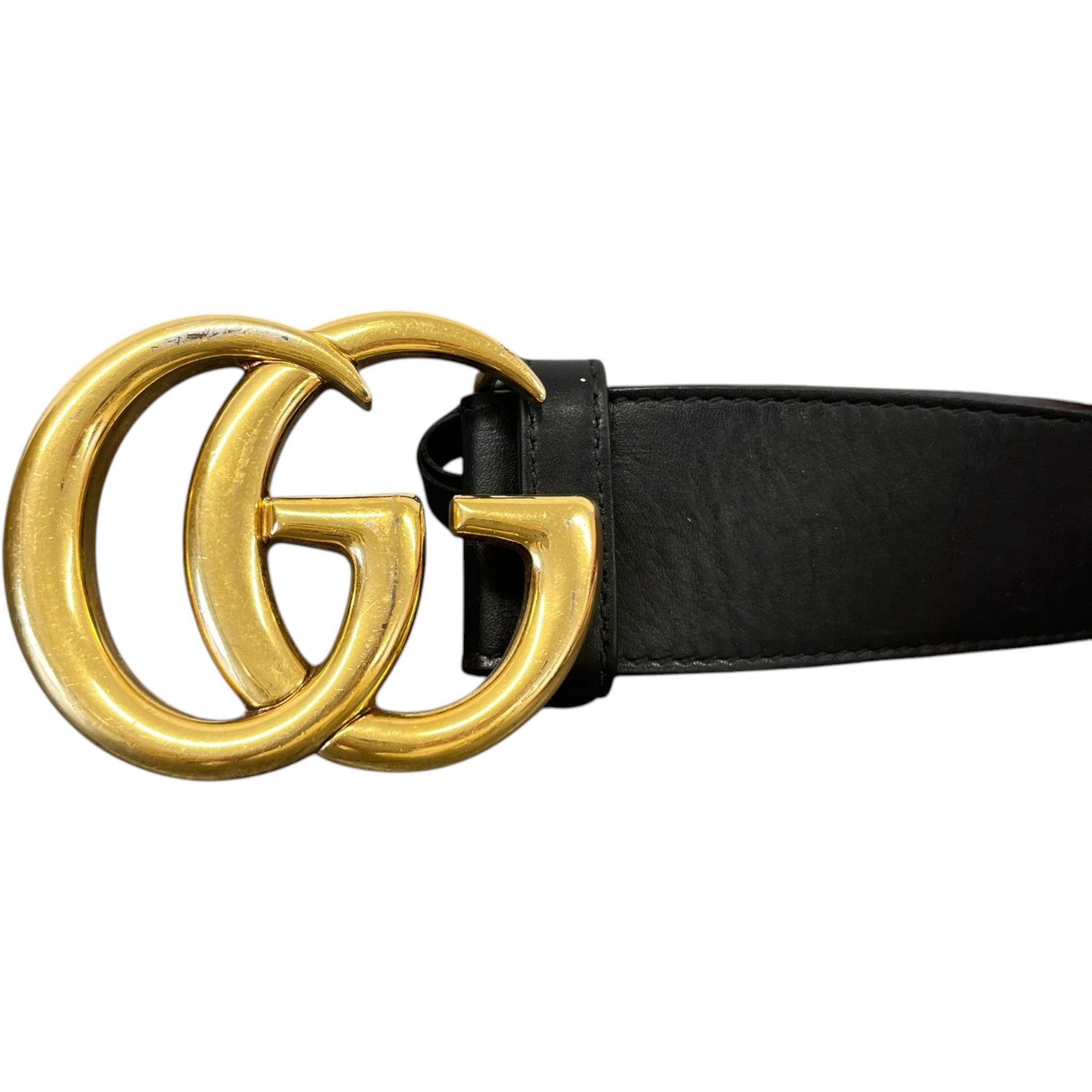 Women's Gg Marmont Belt Black Size 85CM / UK 10