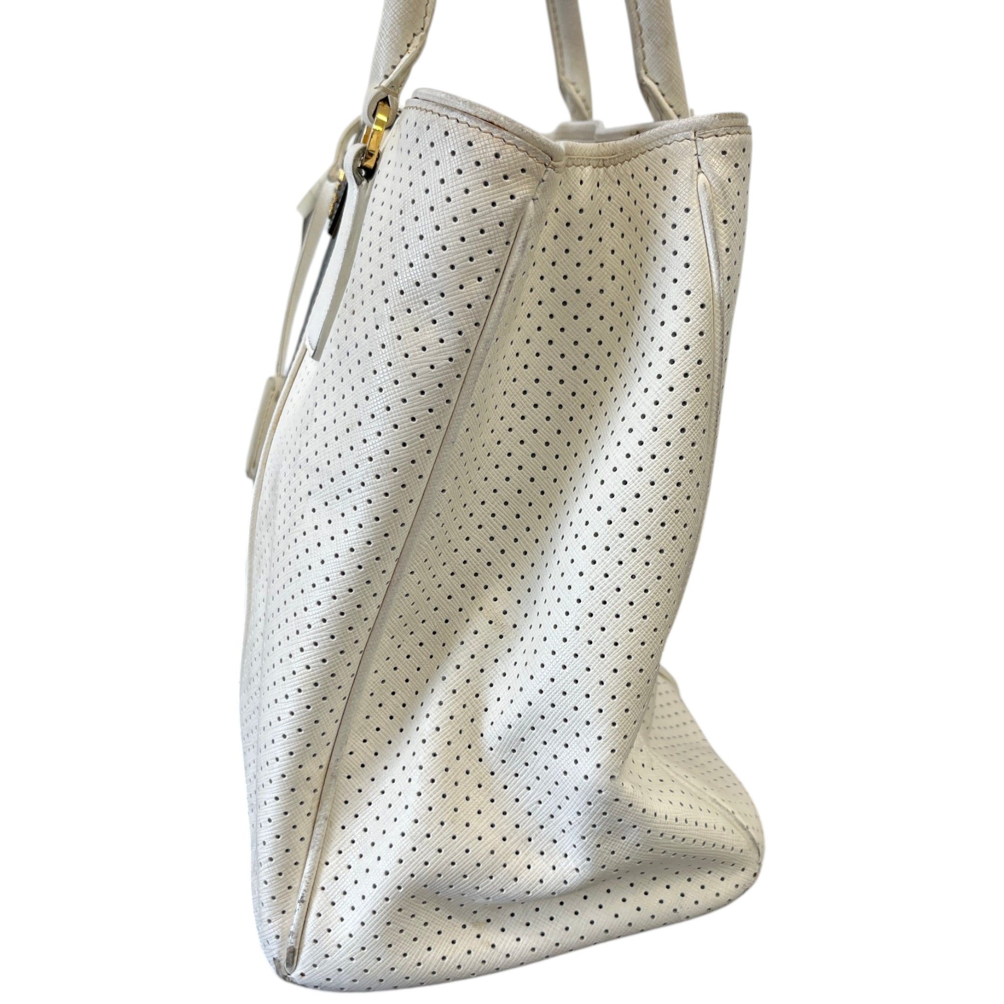 Women's Gardeners Tote Handbag White