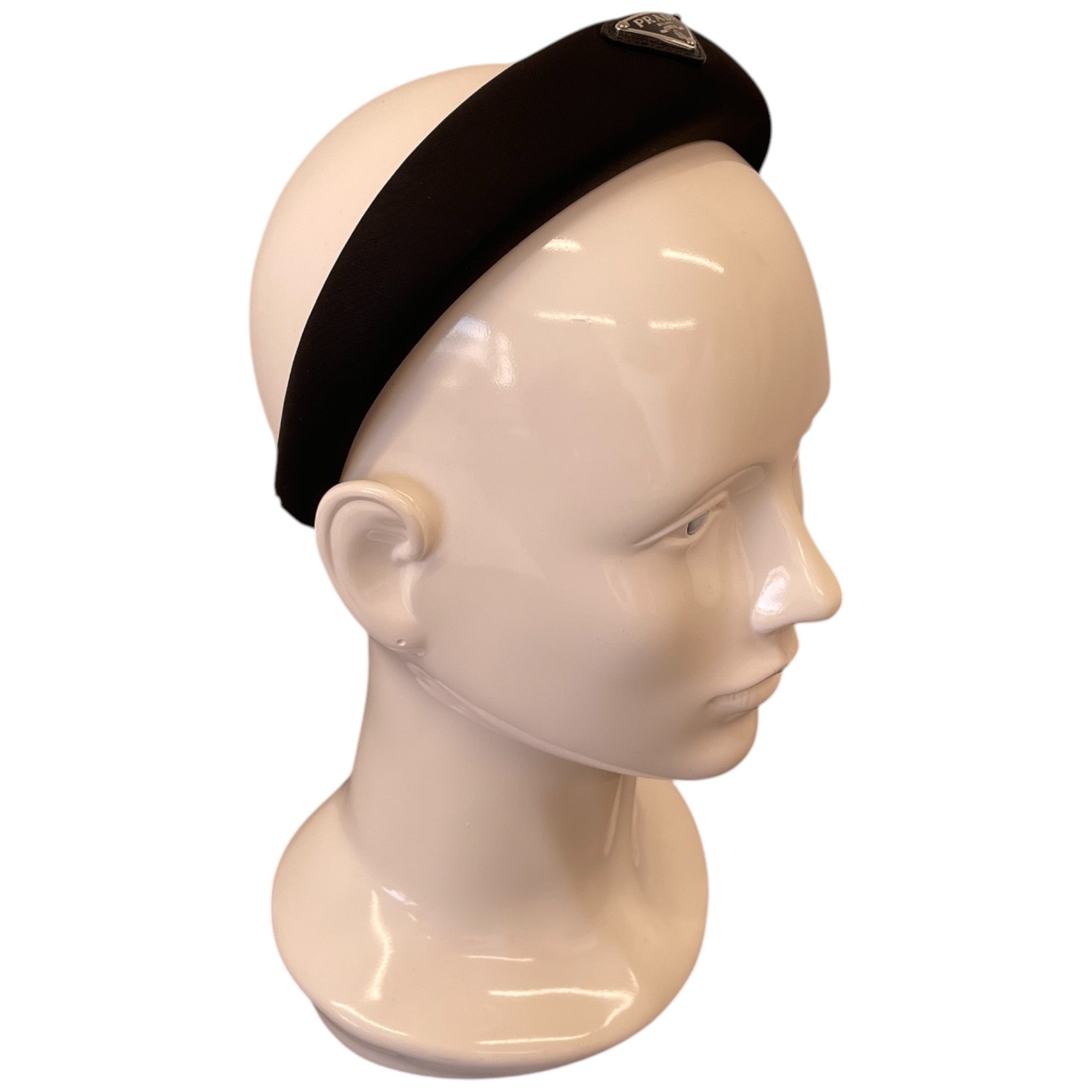 Women's Plaque Logo Head Band Black