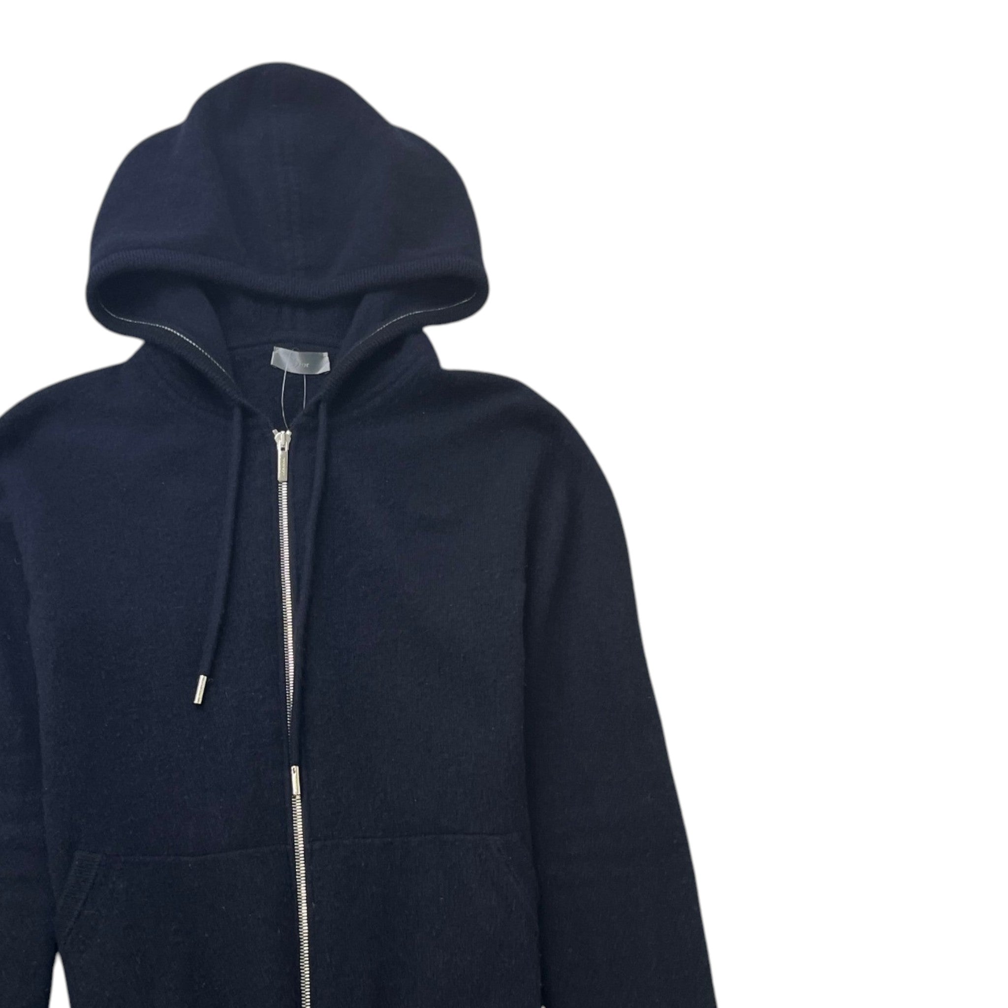 Men's Cashmere Hoodie Navy Size XS
