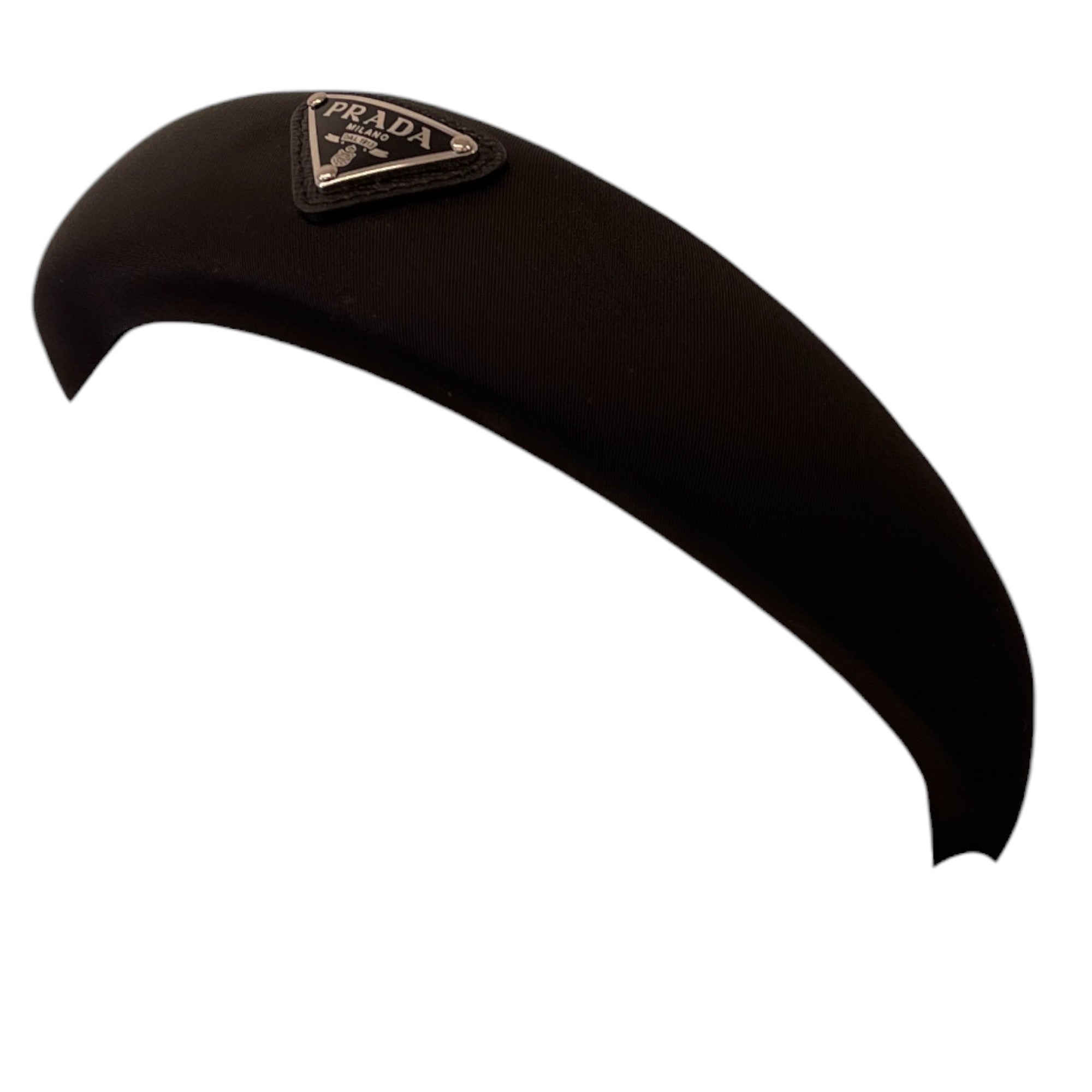 Women's Plaque Logo Head Band Black