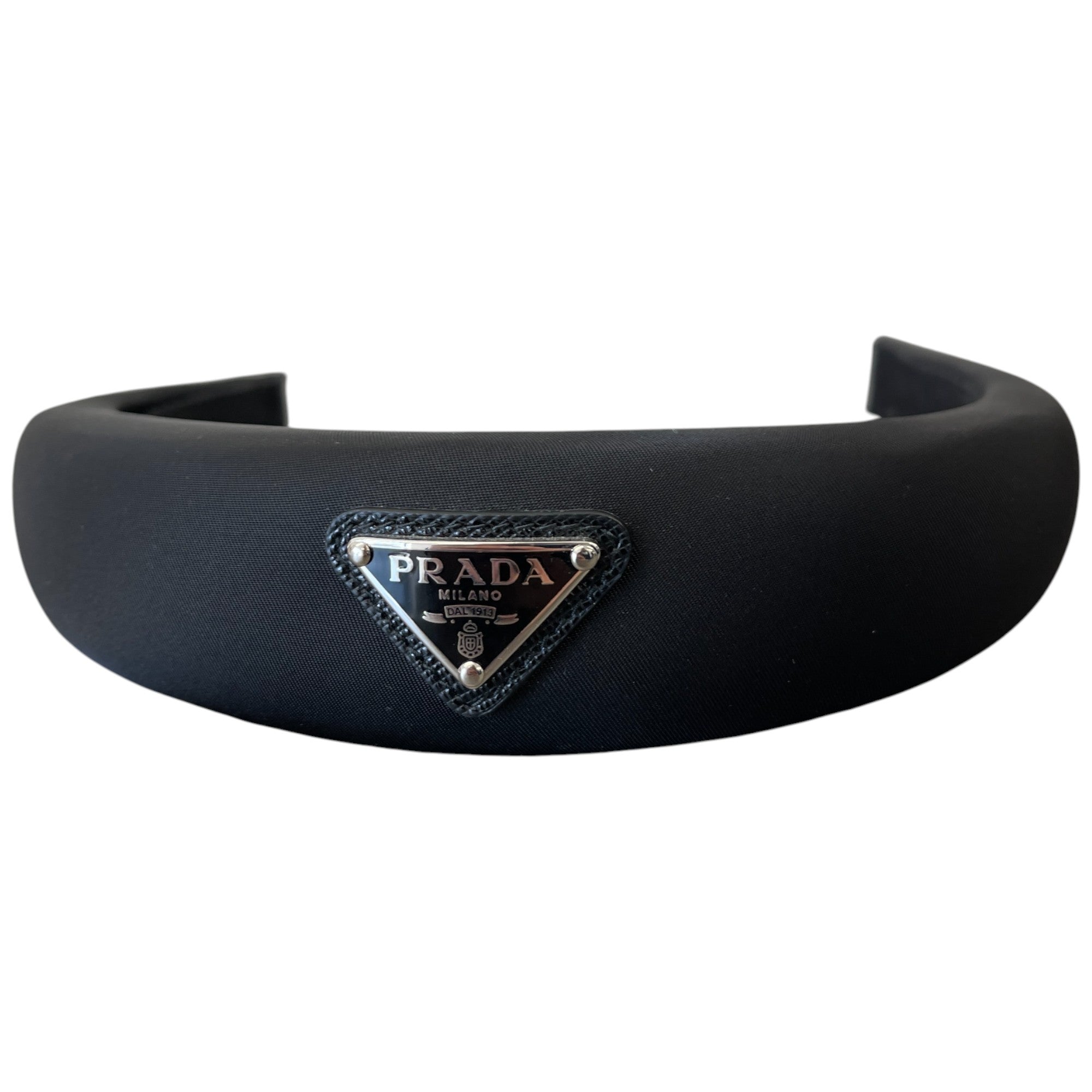 Women's Plaque Logo Head Band Black