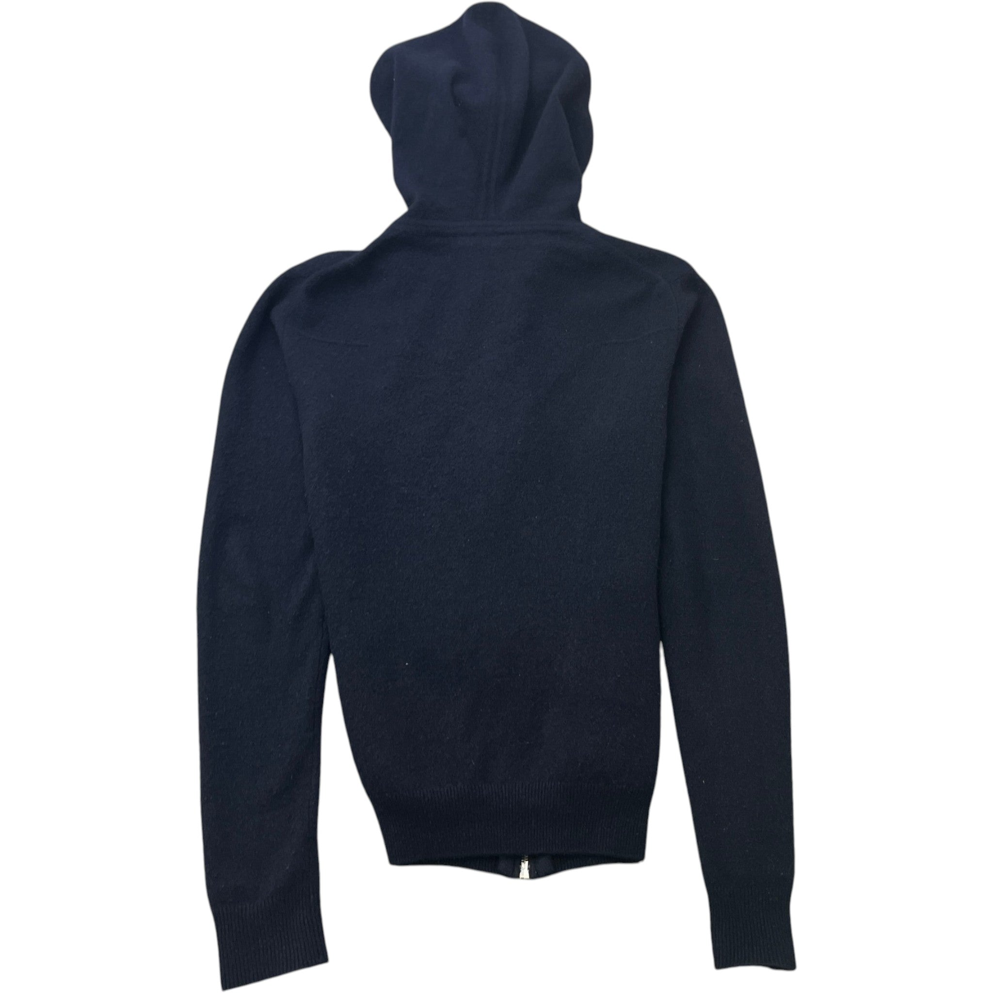 Men's Cashmere Hoodie Navy Size XS