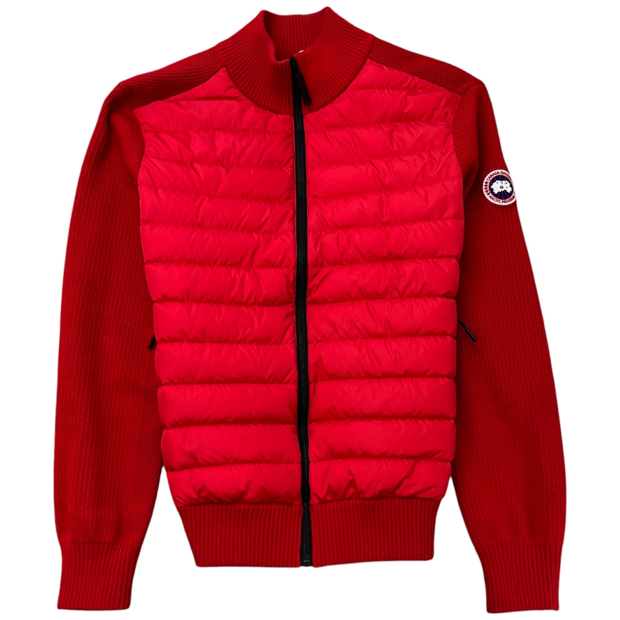 Men's Hybridge Knit Jacket Red Size S