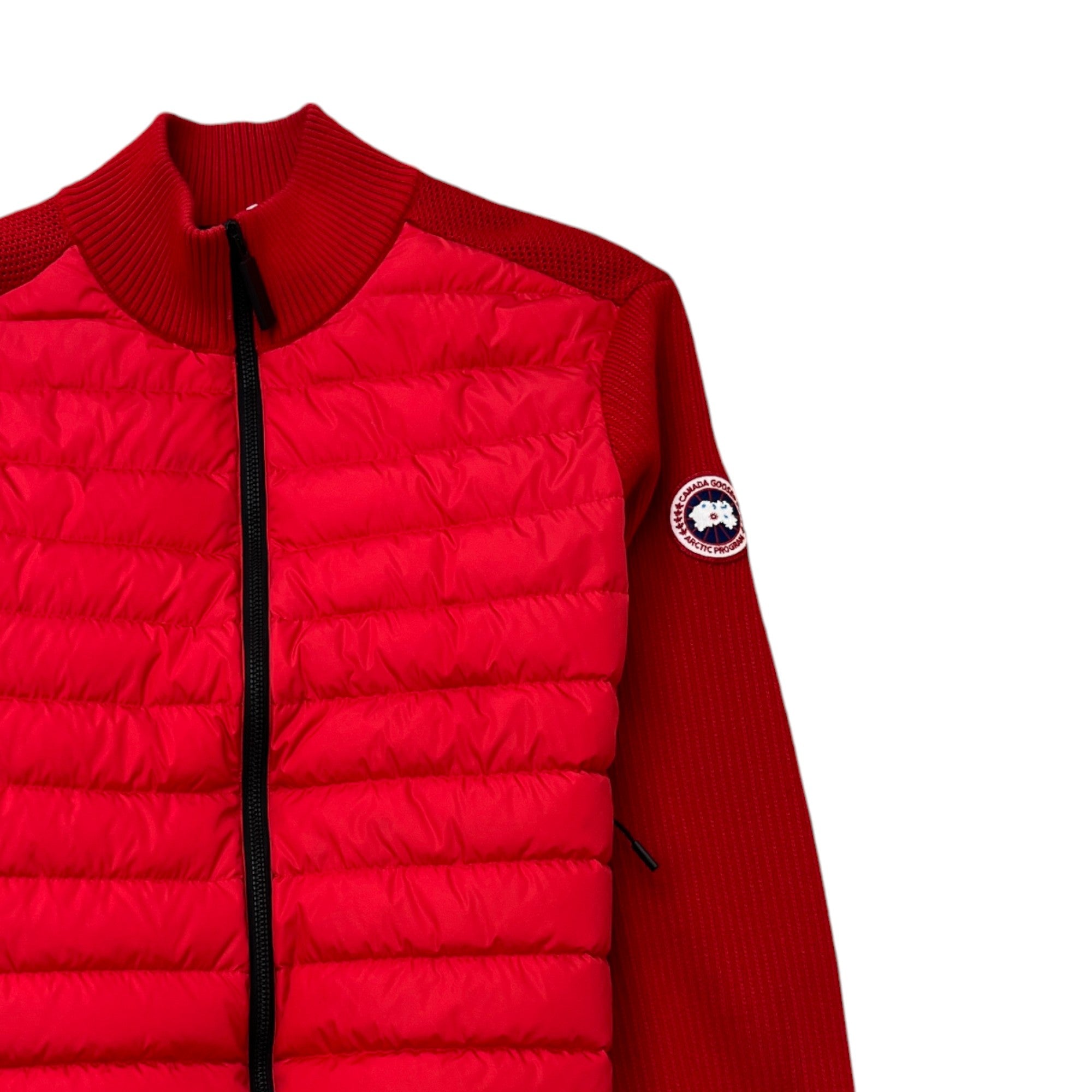 Men's Hybridge Knit Jacket Red Size S