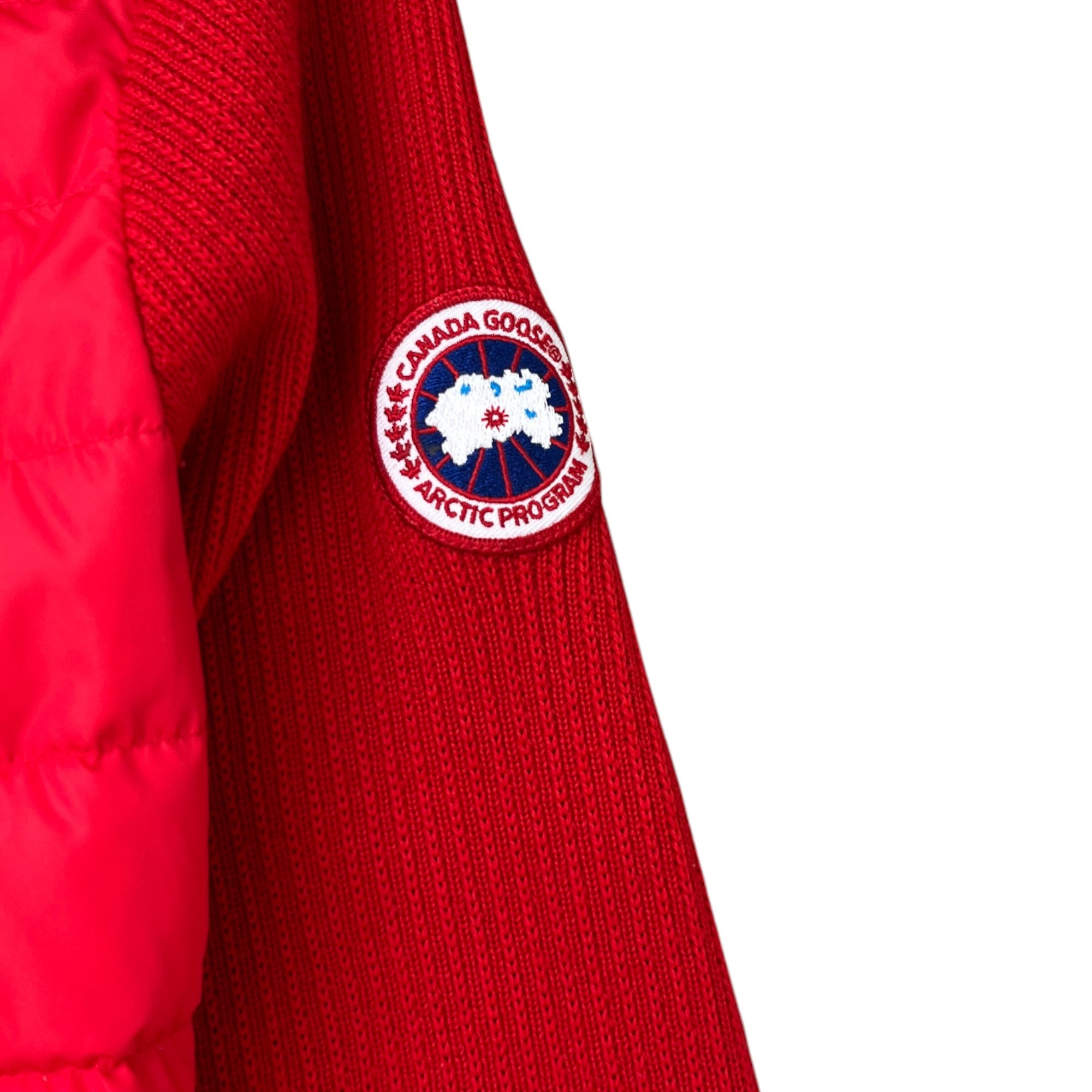 Men's Hybridge Knit Jacket Red Size S