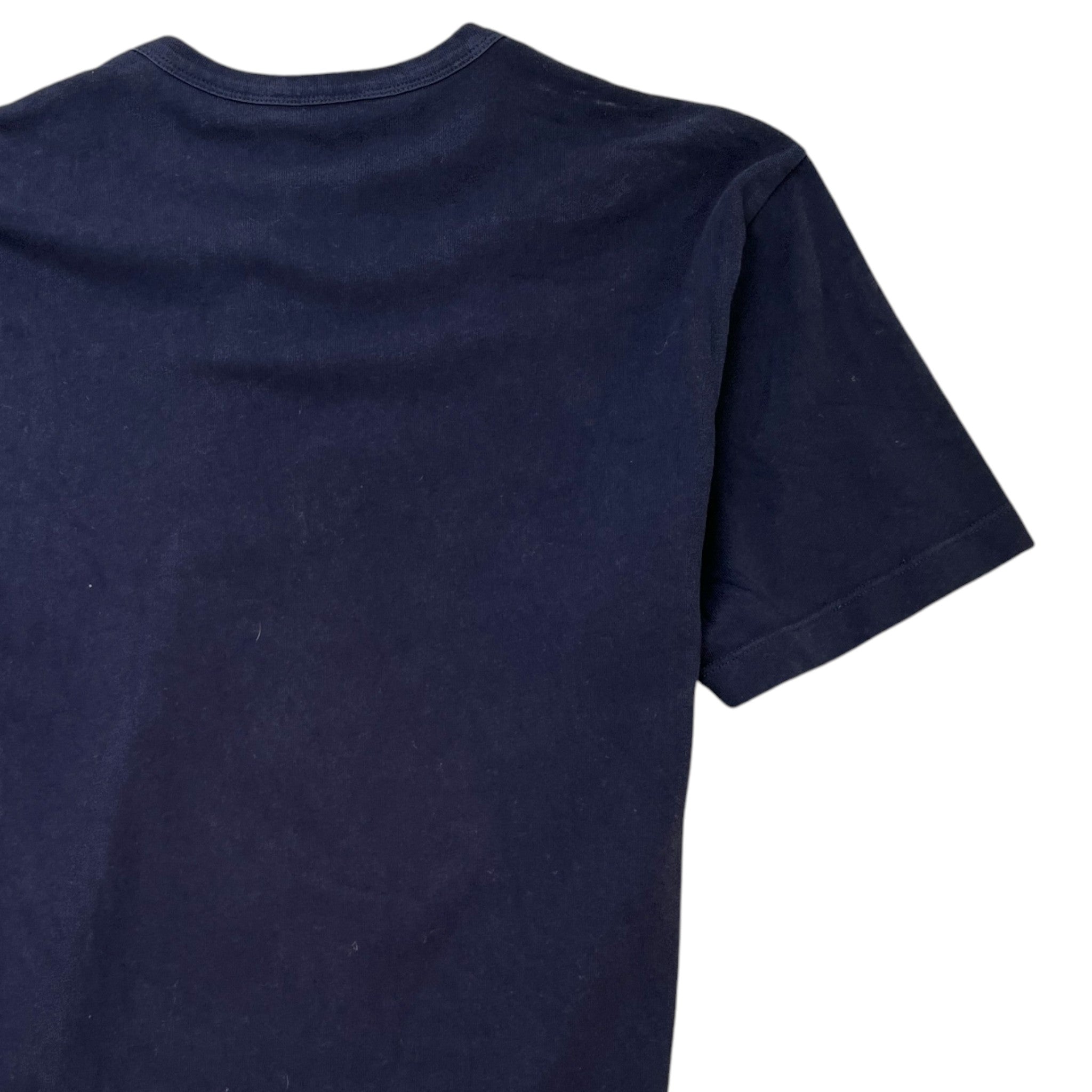 Men's Logo Print T-Shirt Navy Size M