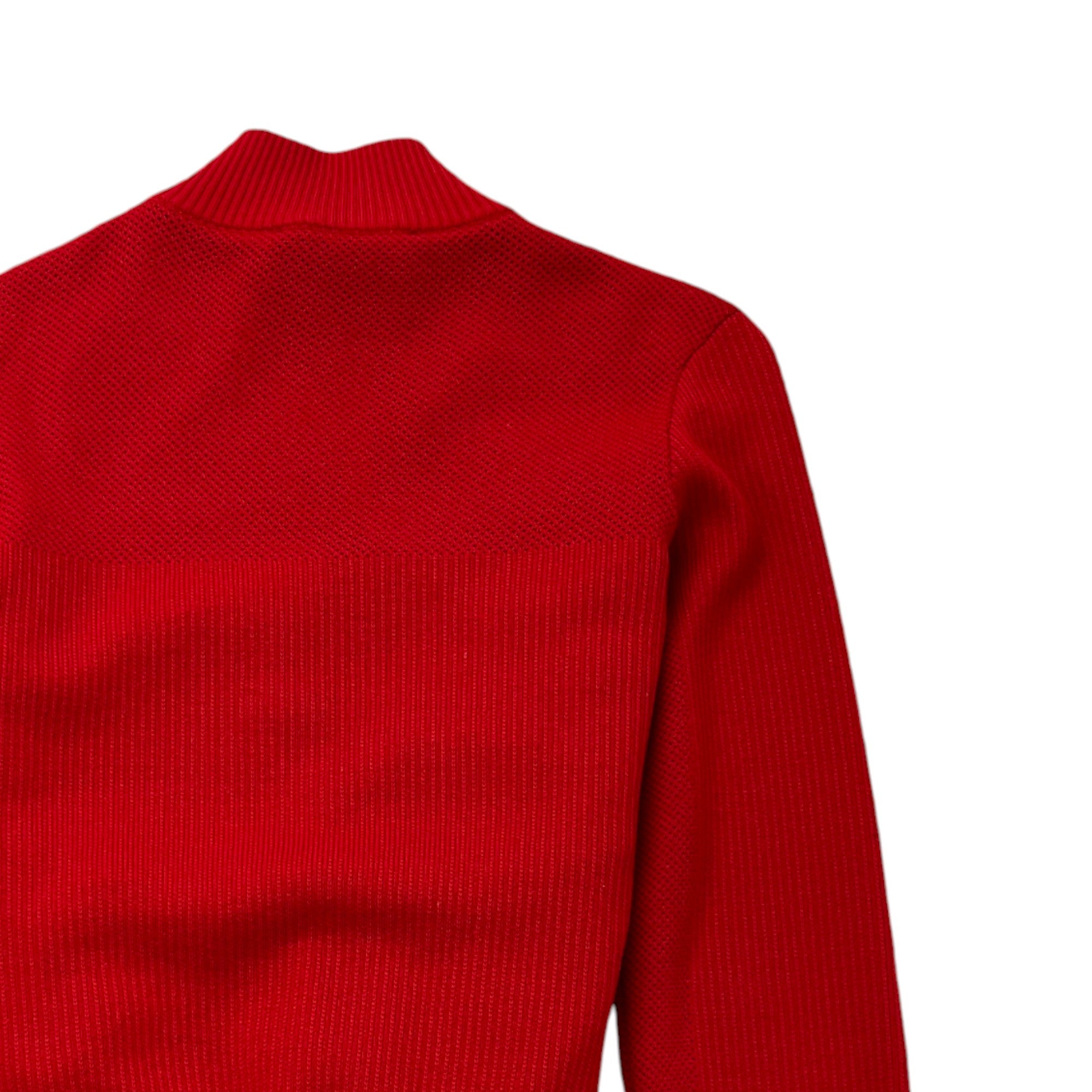 Men's Hybridge Knit Jacket Red Size S