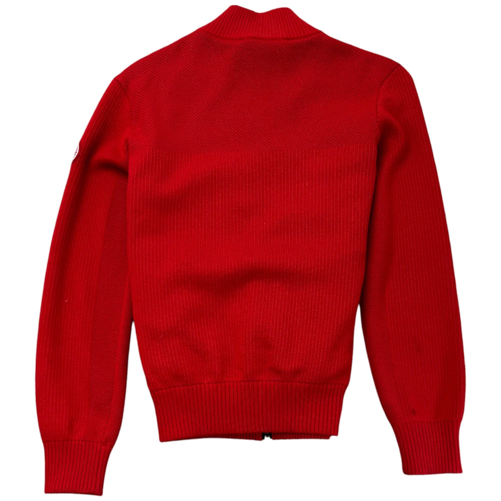 Men's Hybridge Knit Jacket Red Size S