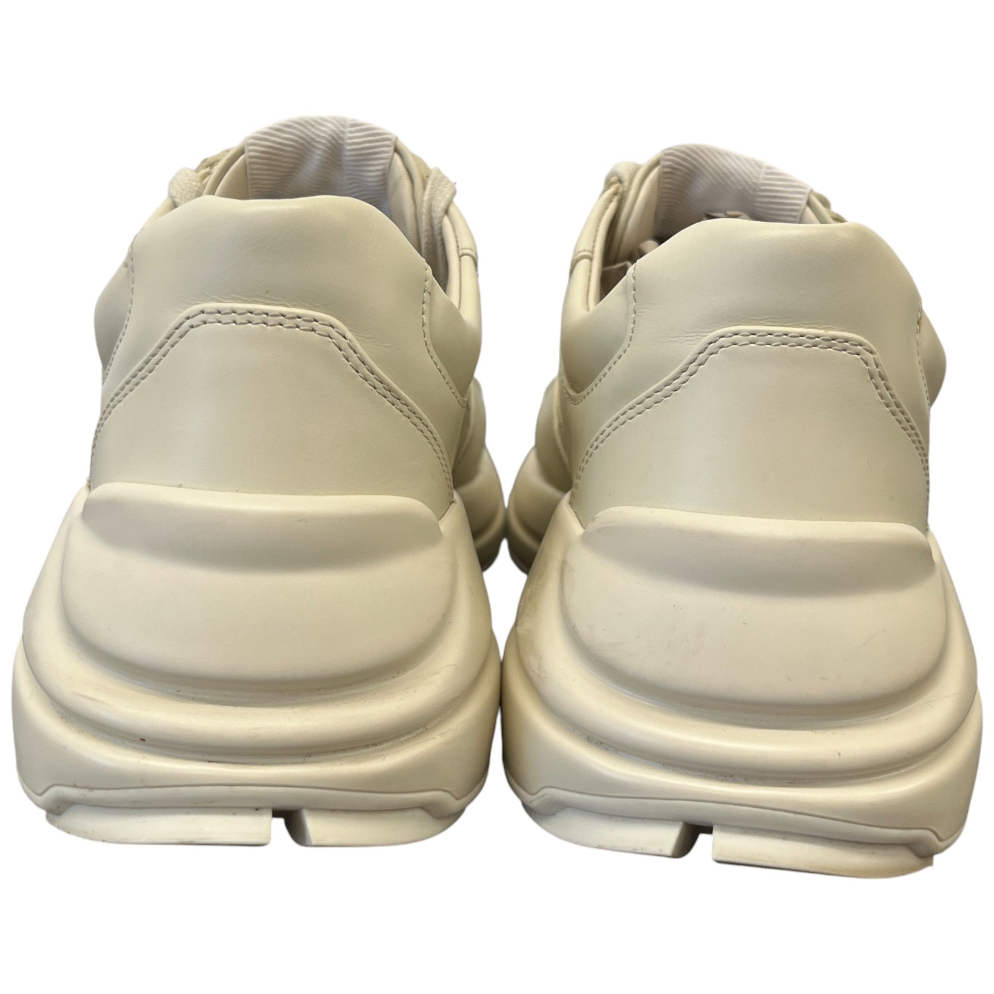 Women's Gg Rhyton Heart Low Trainers Beige Size EU 36 / UK 3