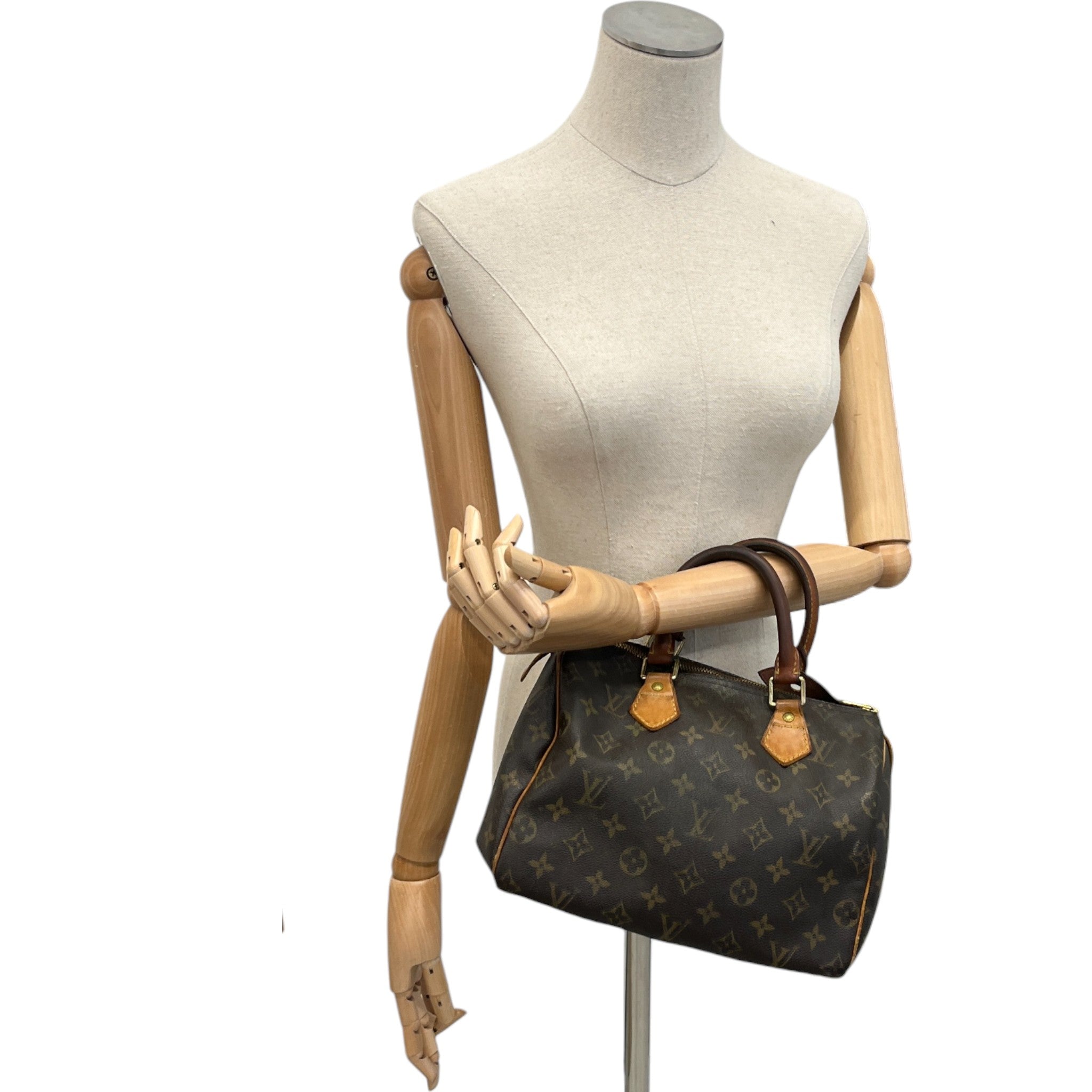 Men's Monogram Speedy 25 Bag Brown