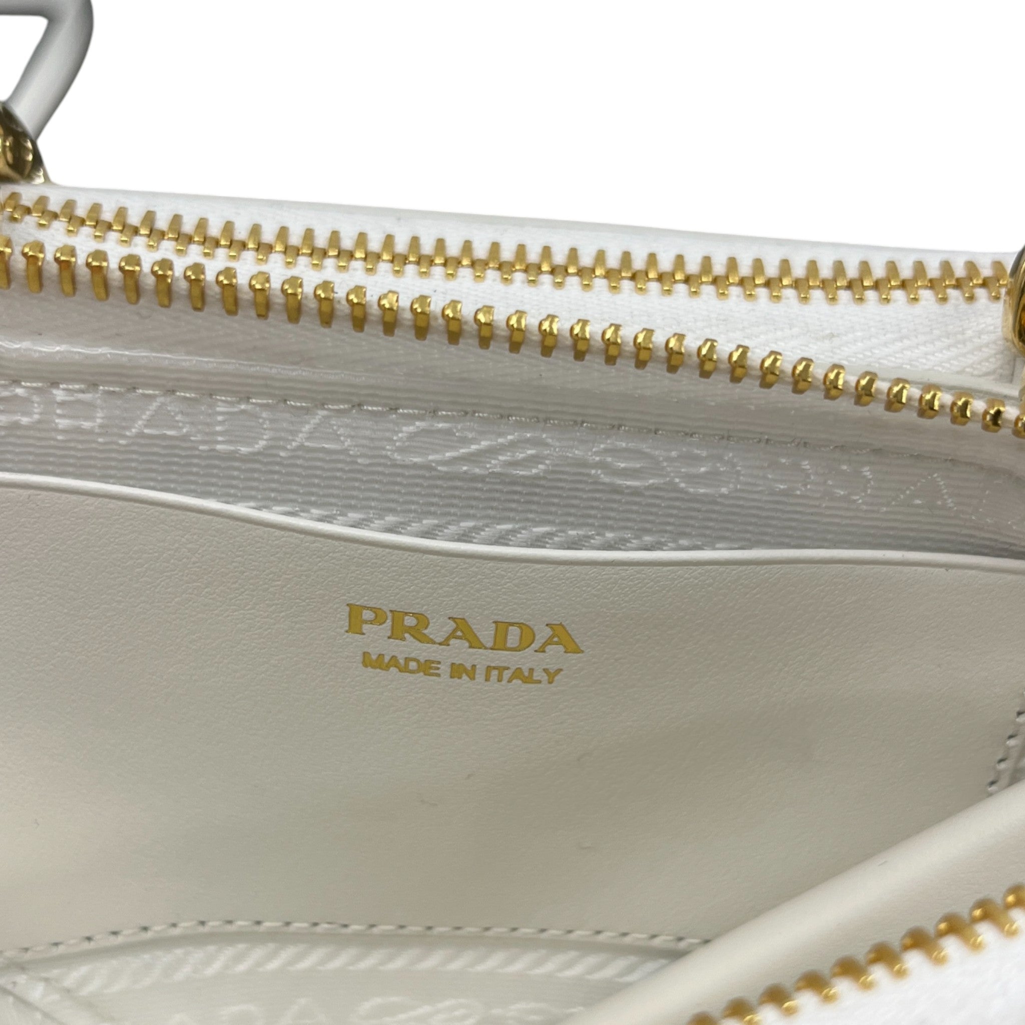 Women's Triangle Crochet Mini Handbag White