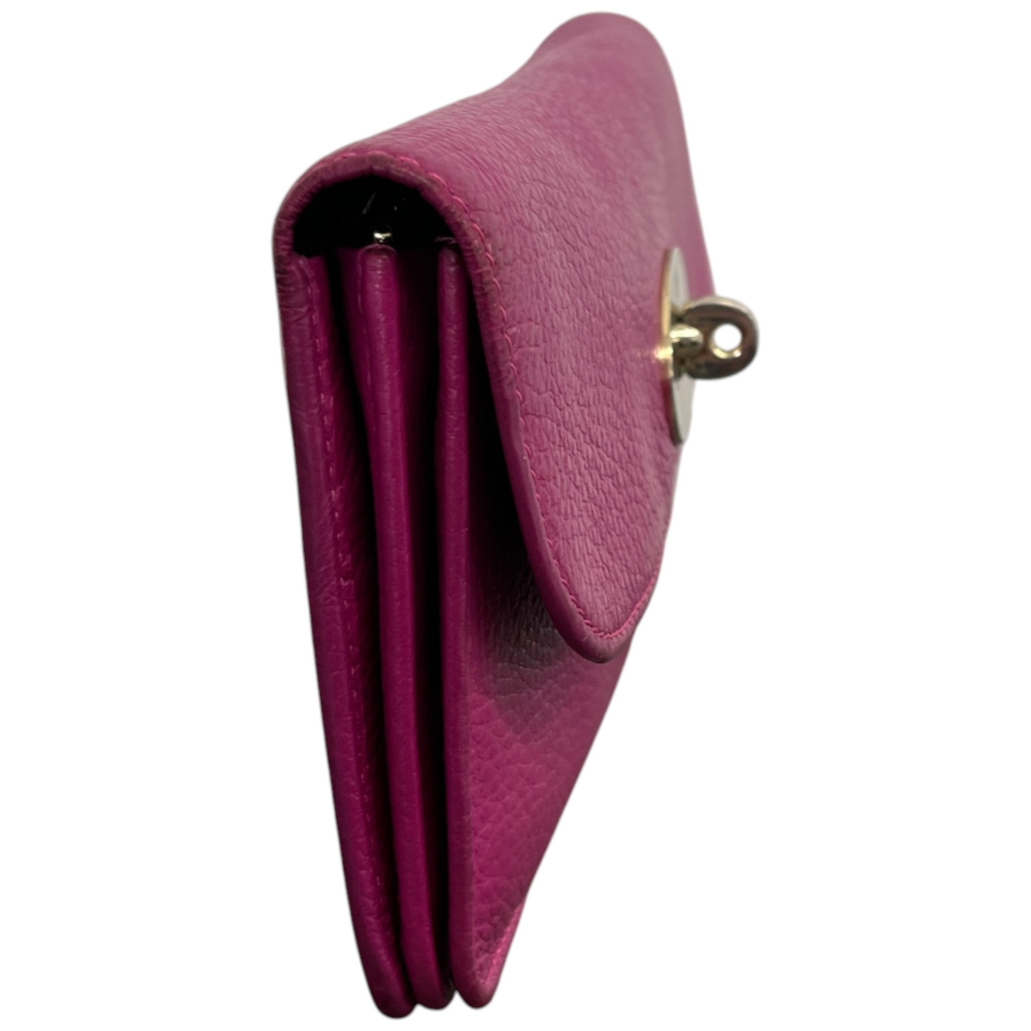 Women's Postman'S Lock Continental Purse Pink