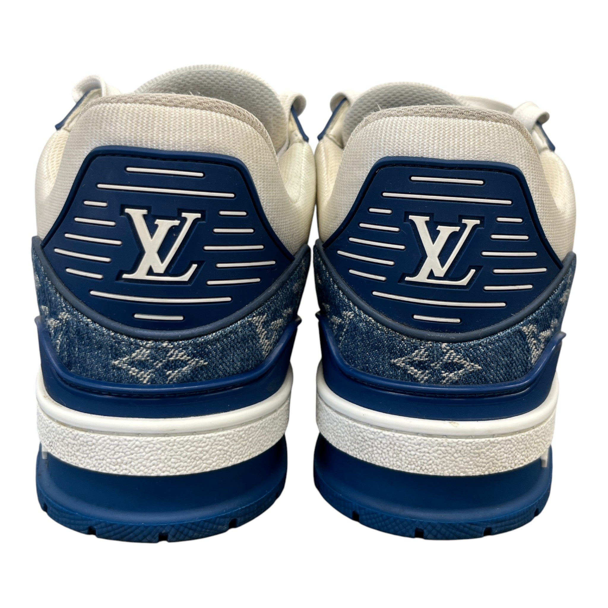 Men's Lv Denim Low Trainers Blue Size EU 40 / UK 6