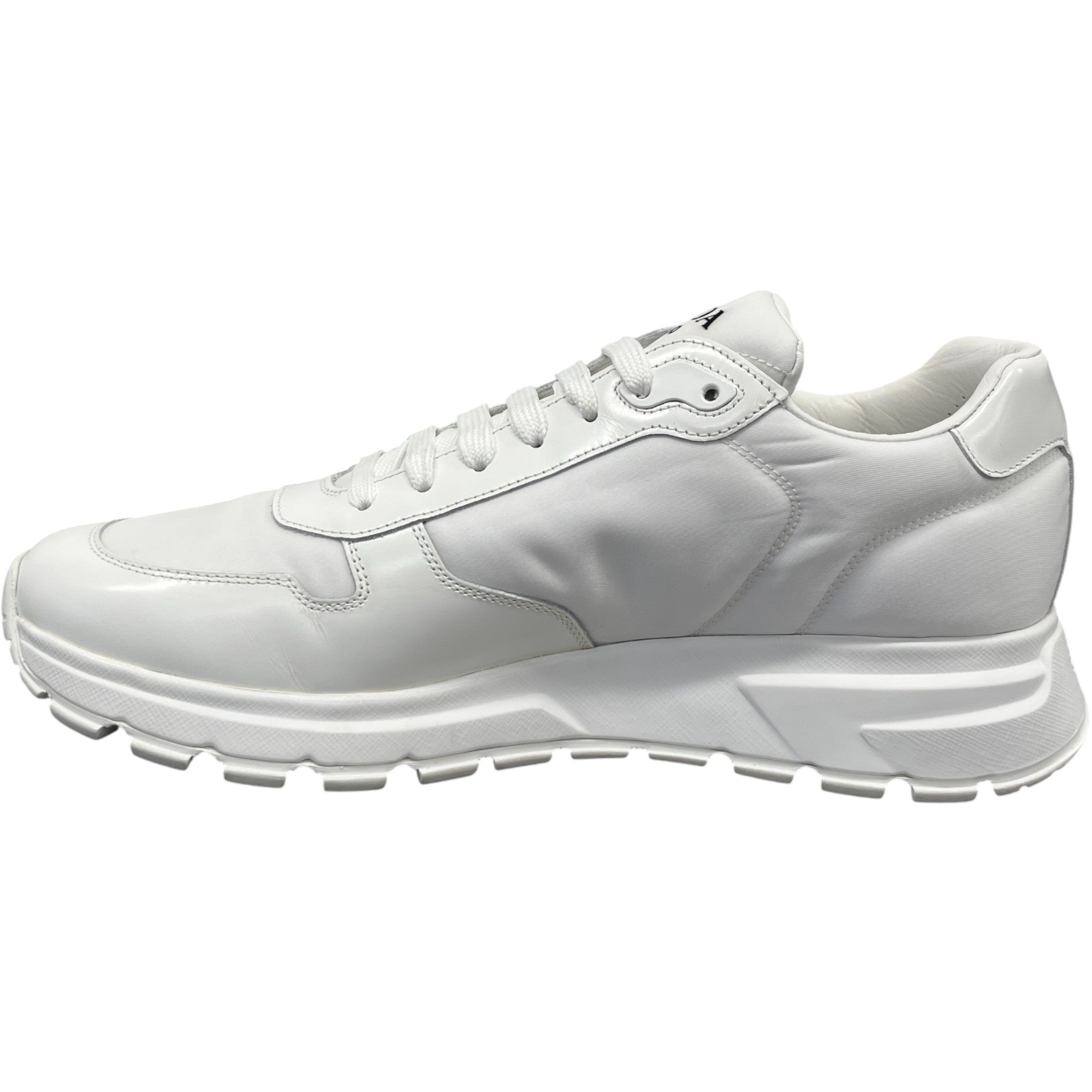 Men's Prax 01 Re-Nylon Low Trainers White Size EU 42.5 / UK 8.5