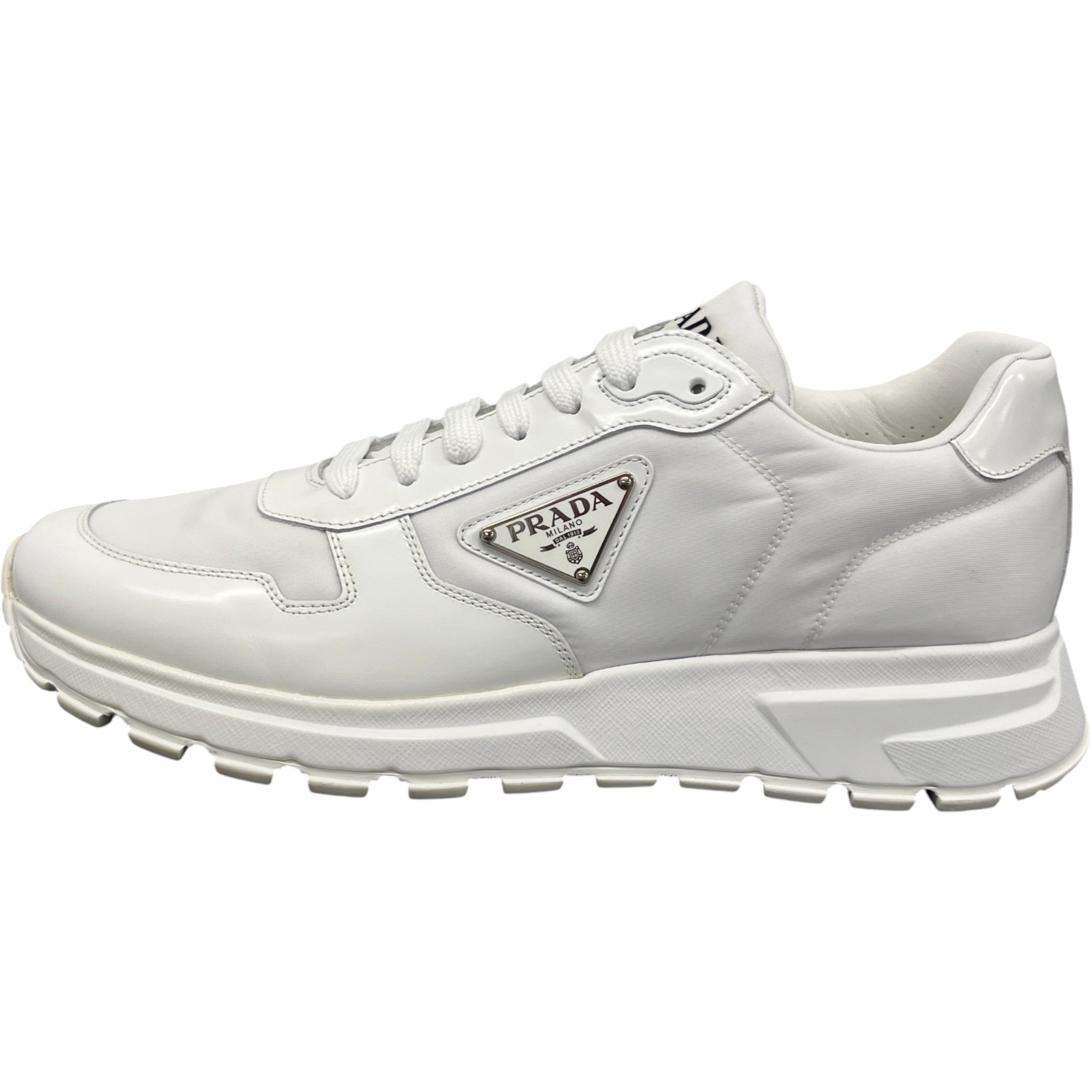 Men's Prax 01 Re-Nylon Low Trainers White Size EU 42.5 / UK 8.5