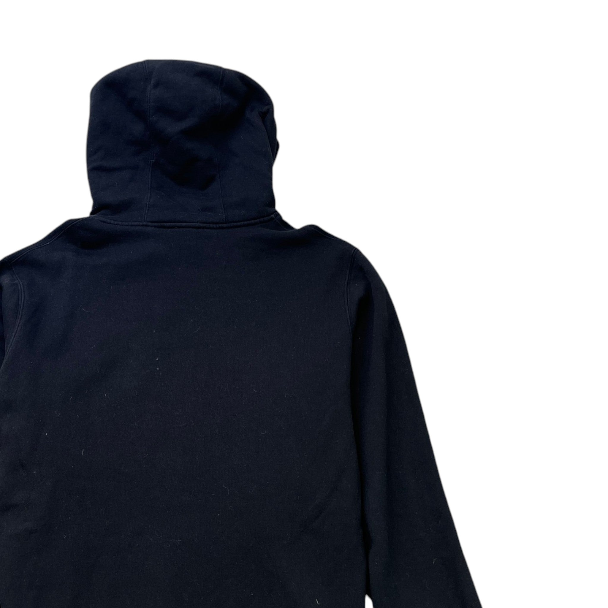 Men's Logo Print Hoodie Black Size XXL
