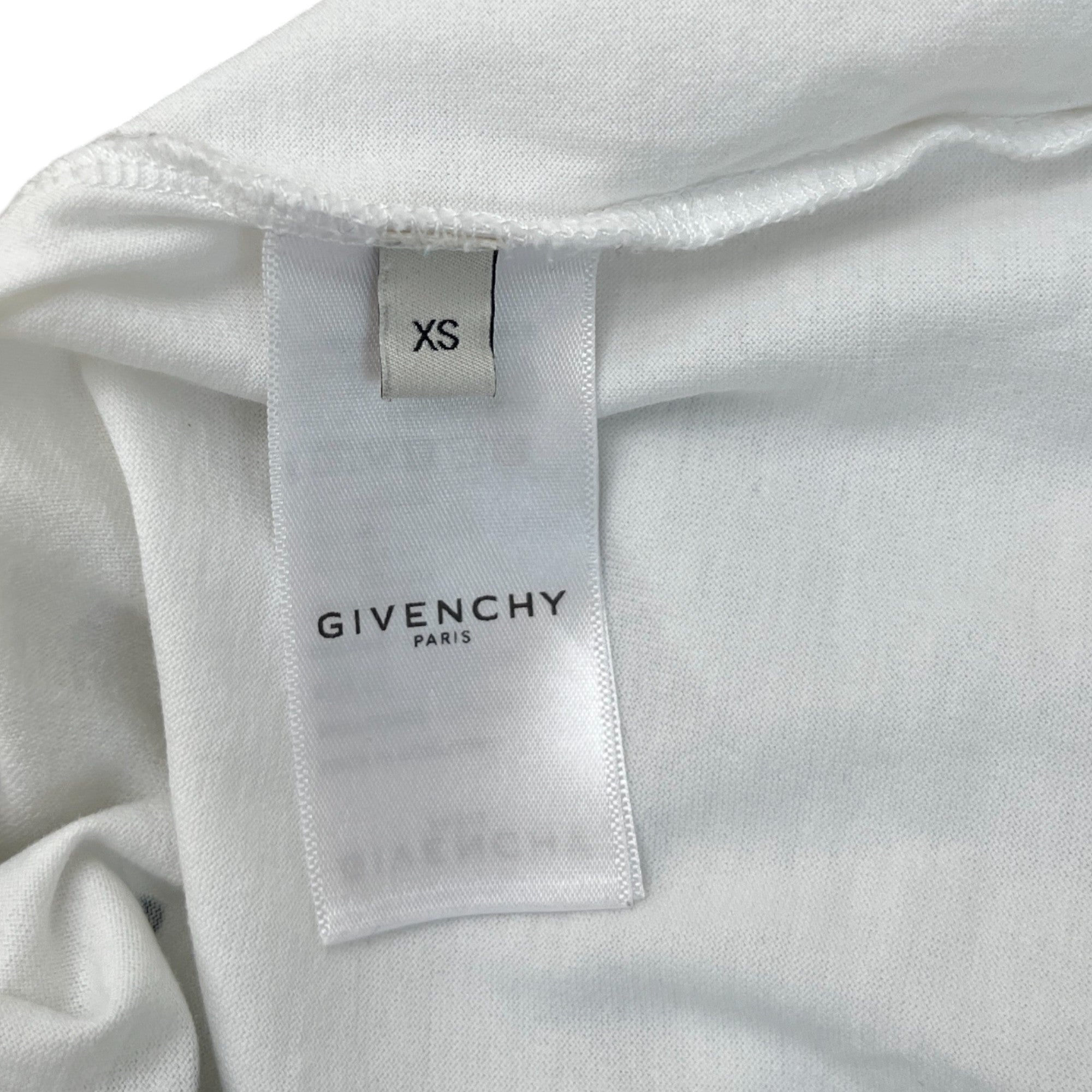 Men's Logo Print T-Shirt White Size XS