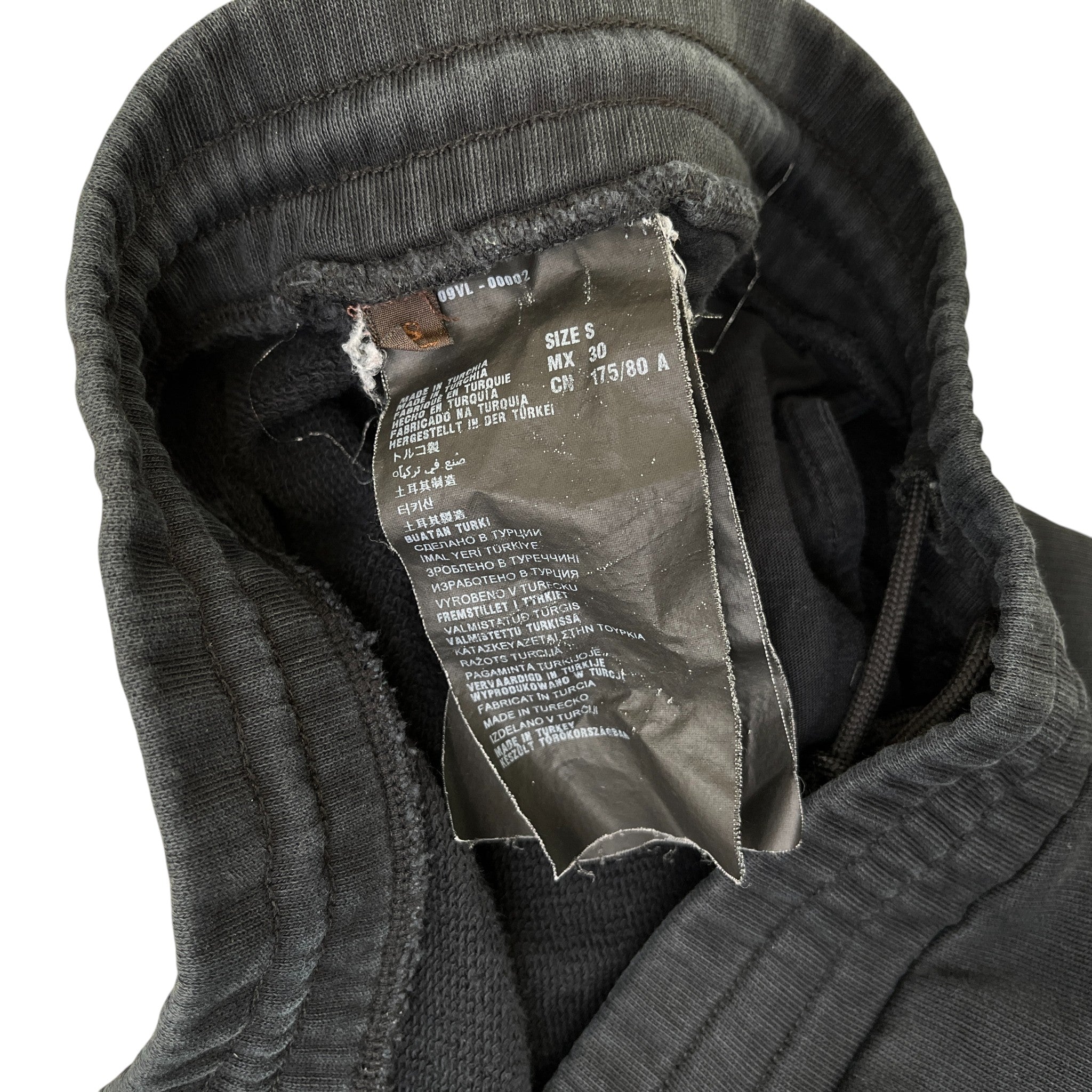 Men's Tab Logo Pocket Joggers Black Size S