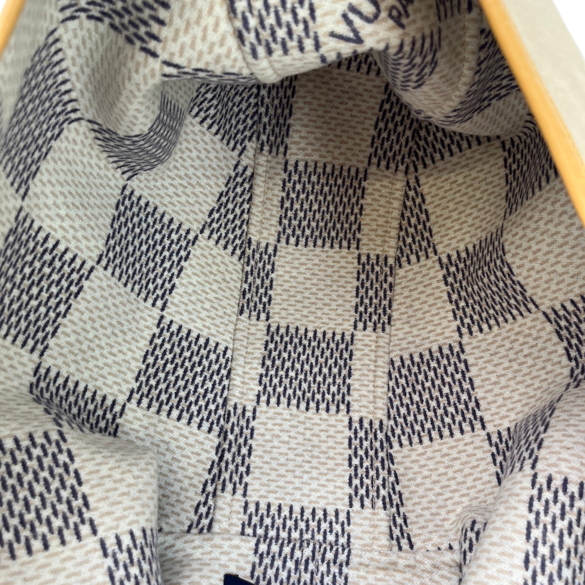 Women's Hooded Wrap Damier Azur Jacket Beige Size 2 / UK 12