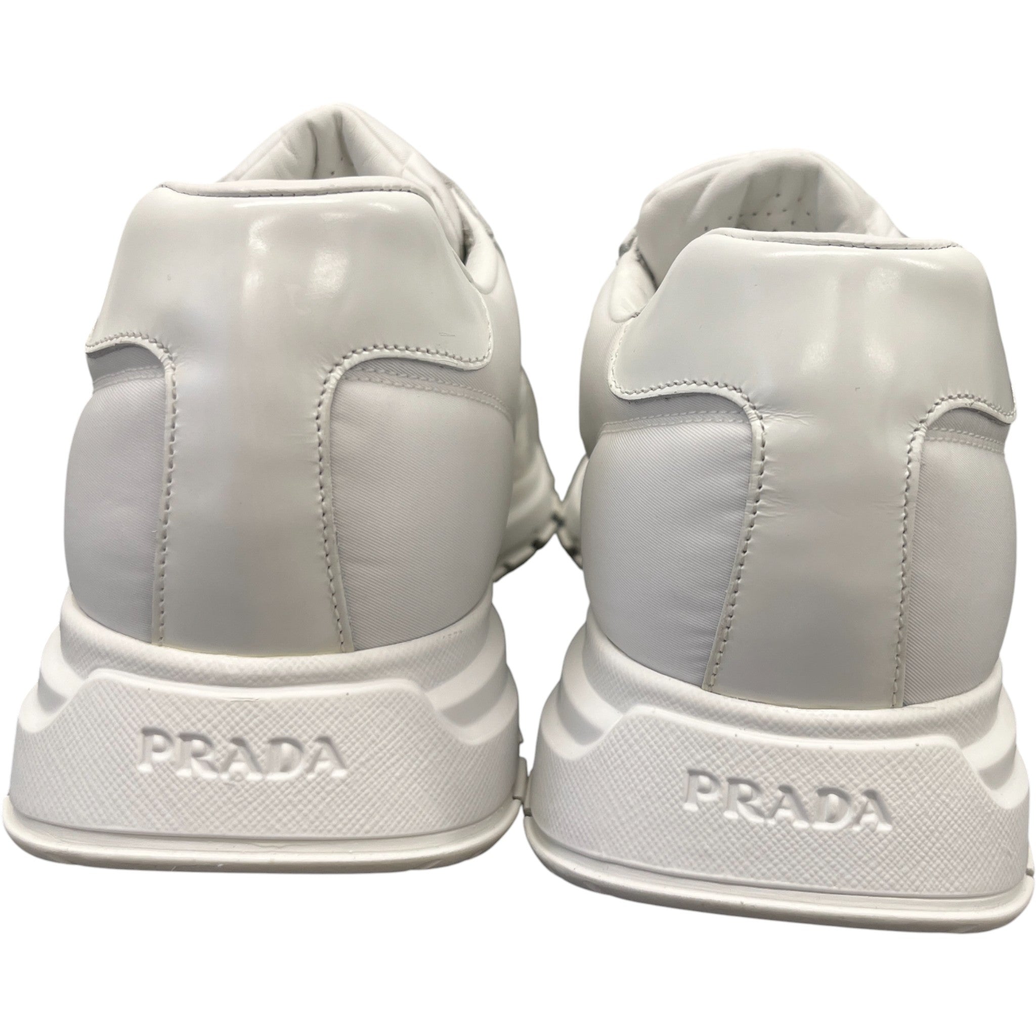 Men's Prax 01 Re-Nylon Low Trainers White Size EU 42.5 / UK 8.5