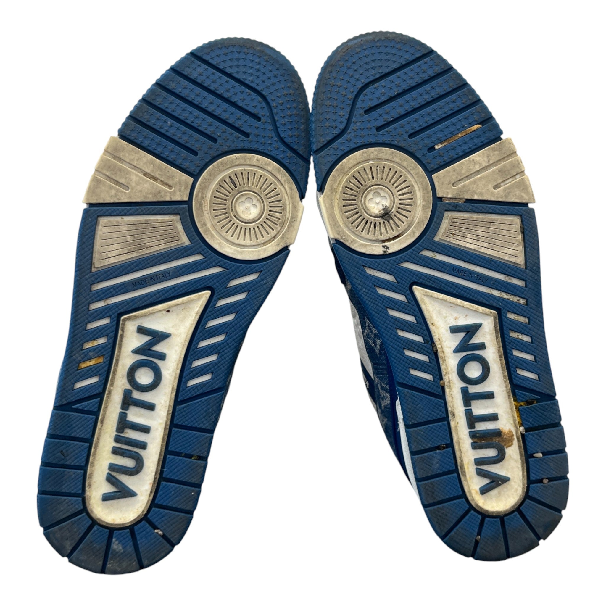 Men's Lv Denim Low Trainers Blue Size EU 40 / UK 6