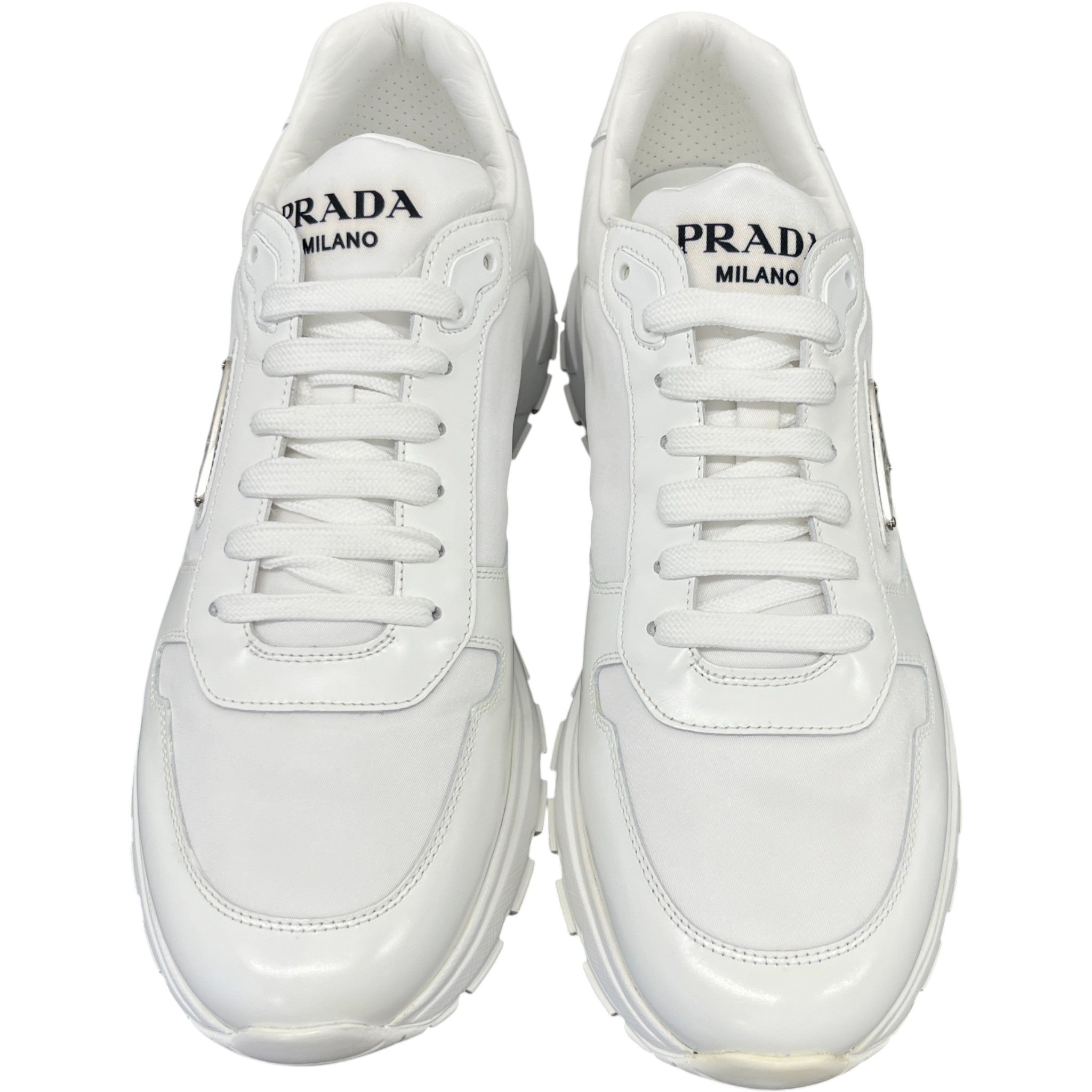 Men's Prax 01 Re-Nylon Low Trainers White Size EU 42.5 / UK 8.5